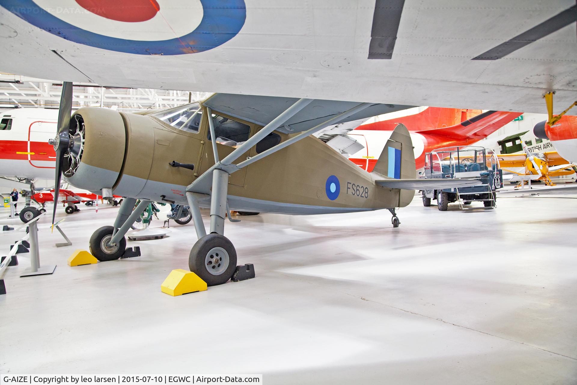 G-AIZE, Fairchild UC-61A Argus II (24W-41A) C/N 565, Cosford Museum 10.7.2015
