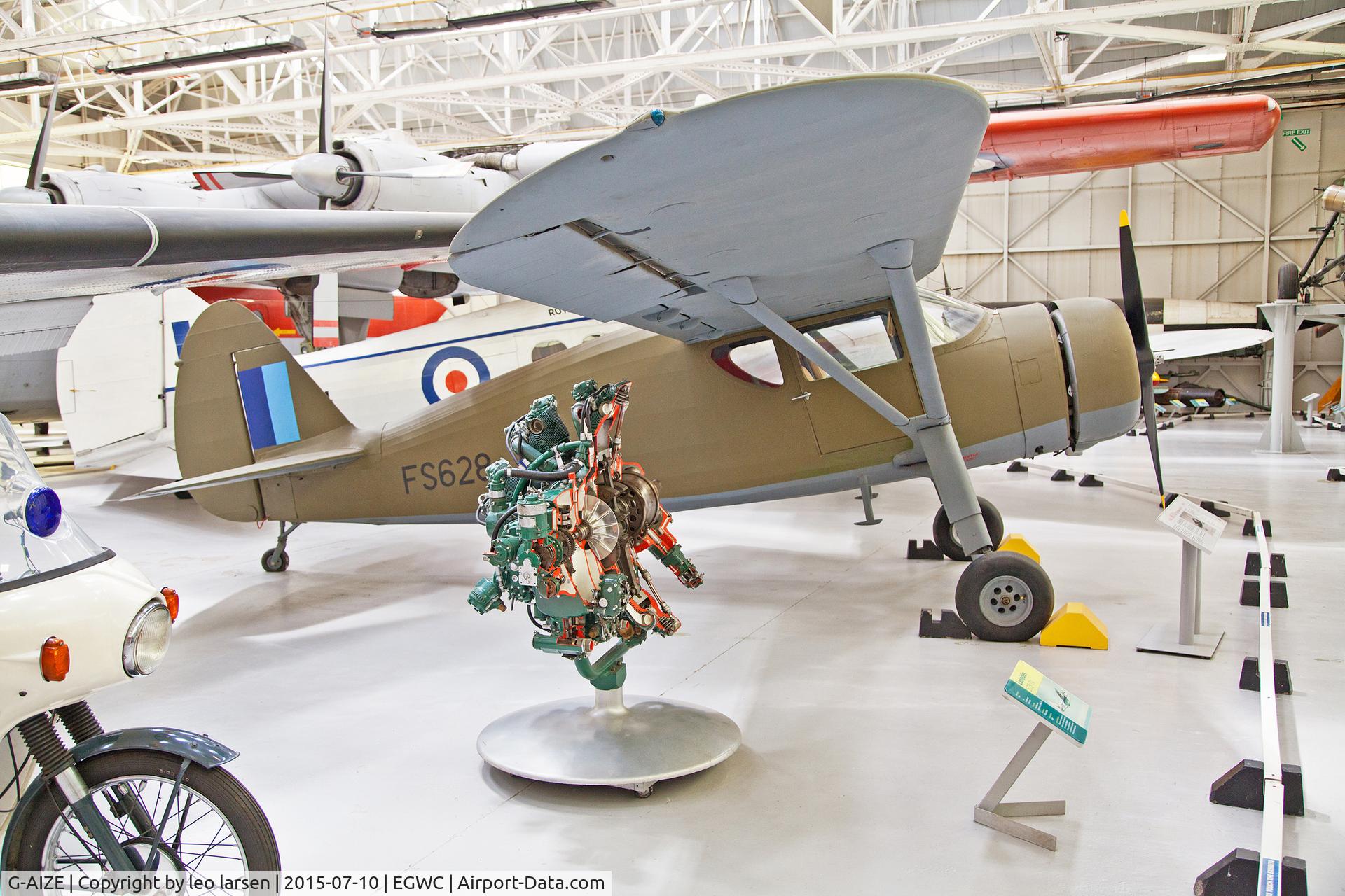 G-AIZE, Fairchild UC-61A Argus II (24W-41A) C/N 565, Cosford Museum 10.7.2015
