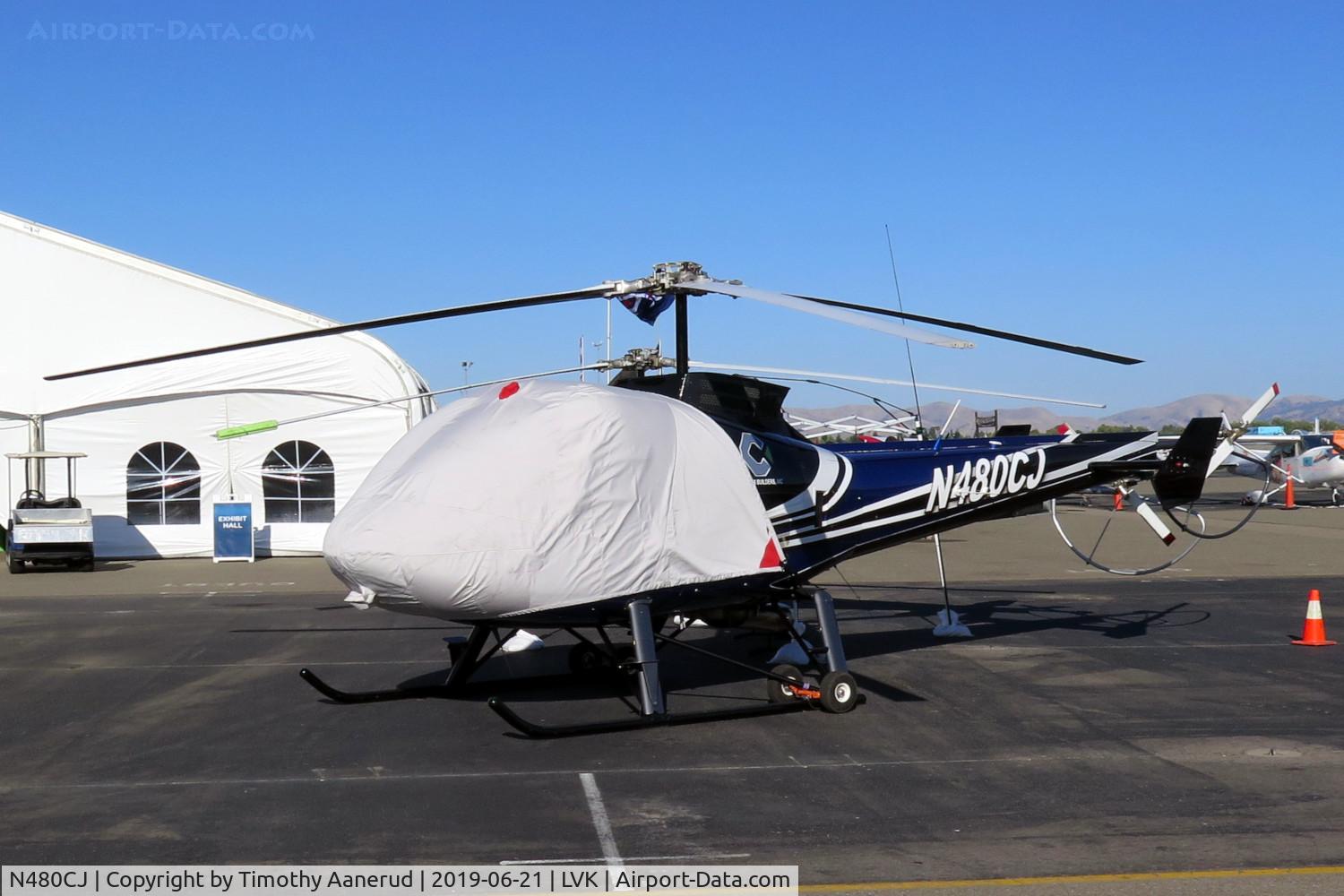 N480CJ, 2008 Enstrom 480B C/N 5123, 2008 Enstrom 480B, c/n: 5123, 2019 AOPA Livermore Fly-In