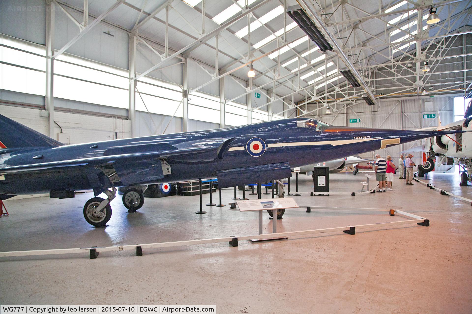 WG777, 1956 Fairey Delta FD2 C/N F9422, cosford Museum 10.7.2015