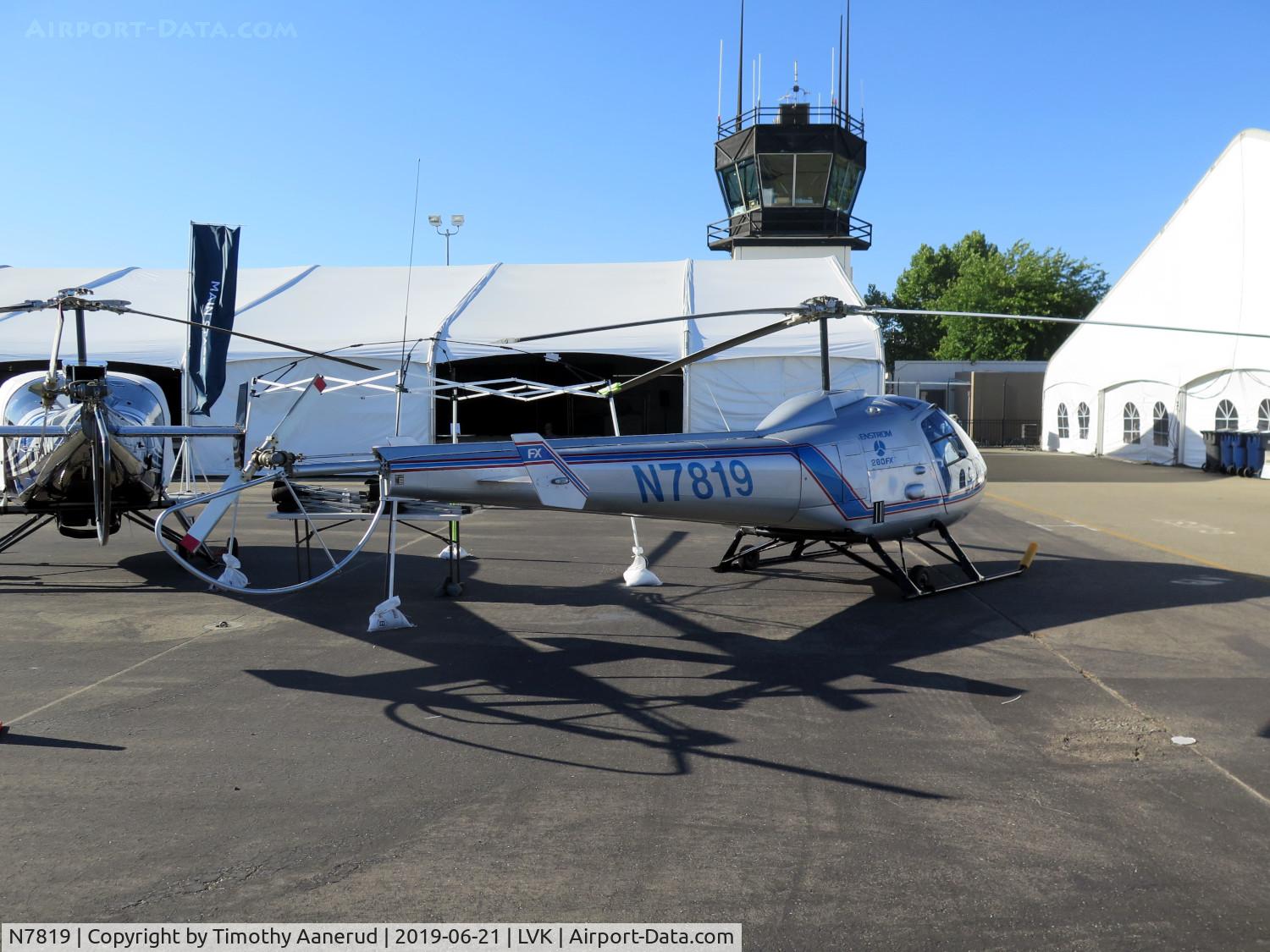 N7819, 2002 Enstrom 280FX Shark C/N 2092, 2002 Enstrom 280FX, c/n: 2092, 2019 AOPA Livermore Fly-In