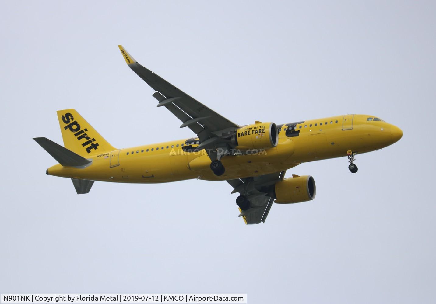 N901NK, 2015 Airbus A320-271NEO C/N 6833, Spirit