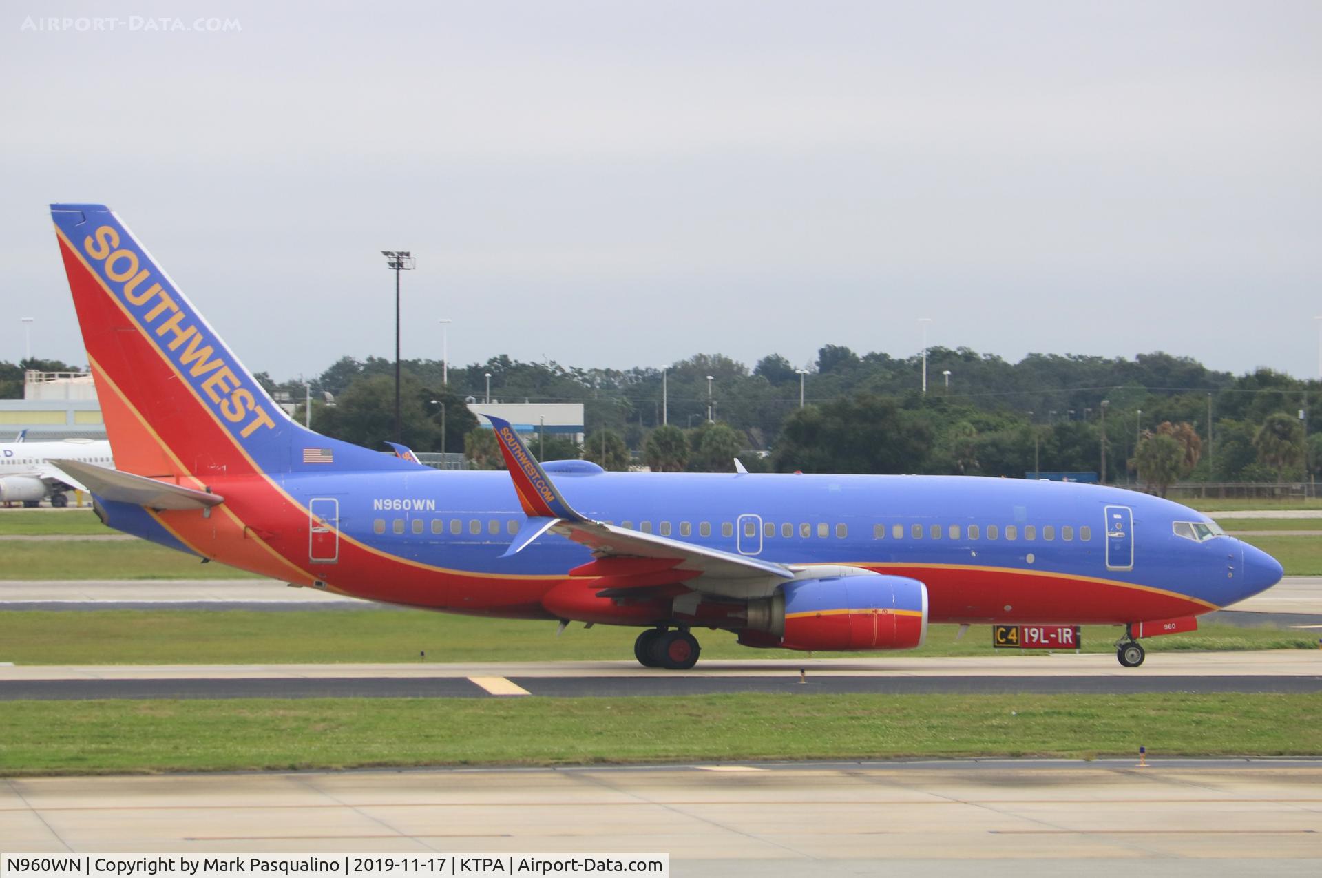 N960WN, 2011 Boeing 737-7H4 C/N 36675, Boeing 737-7H4