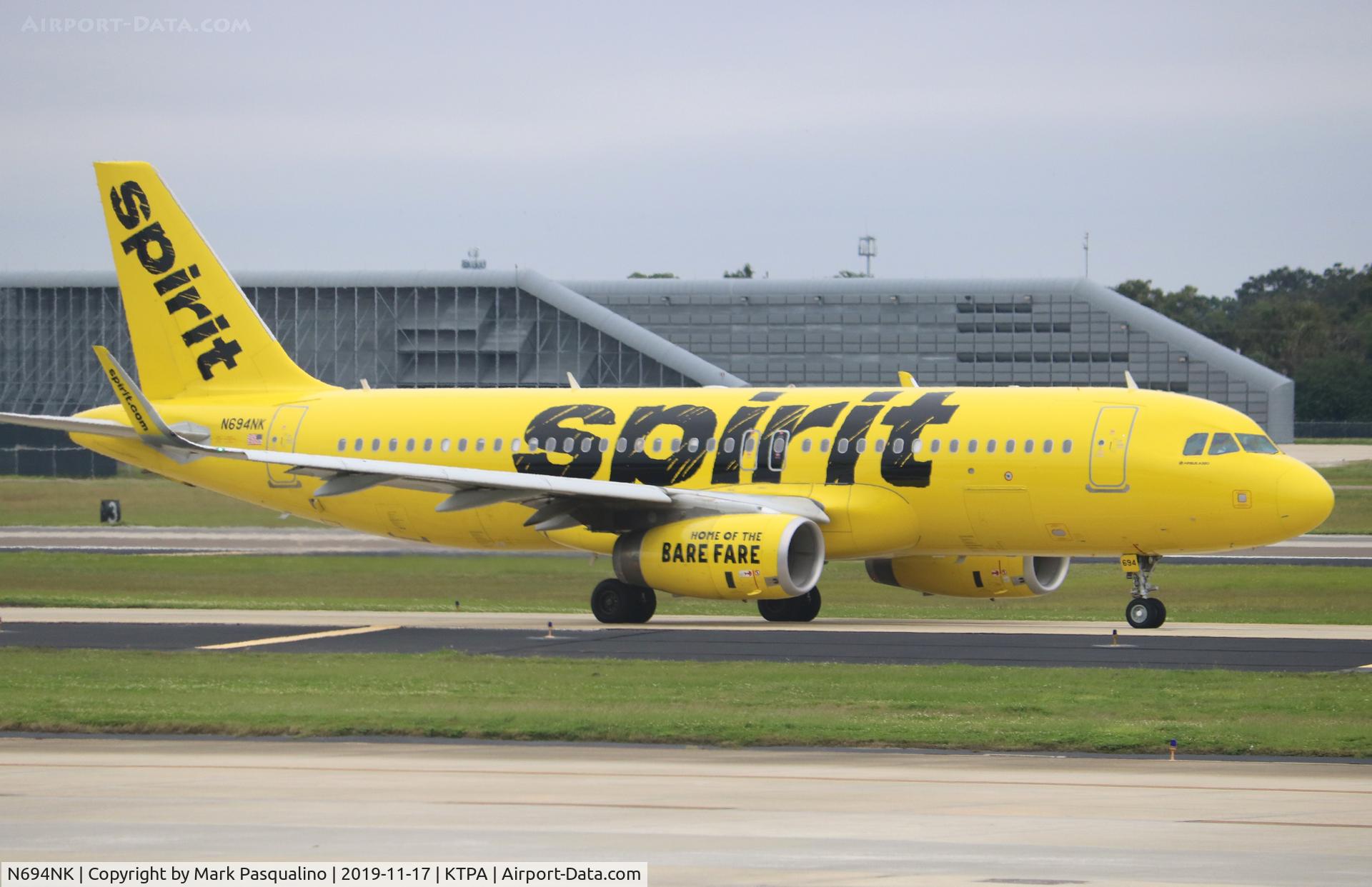 N694NK, 2018 Airbus A320-232 C/N 8632, Airbus A320-232