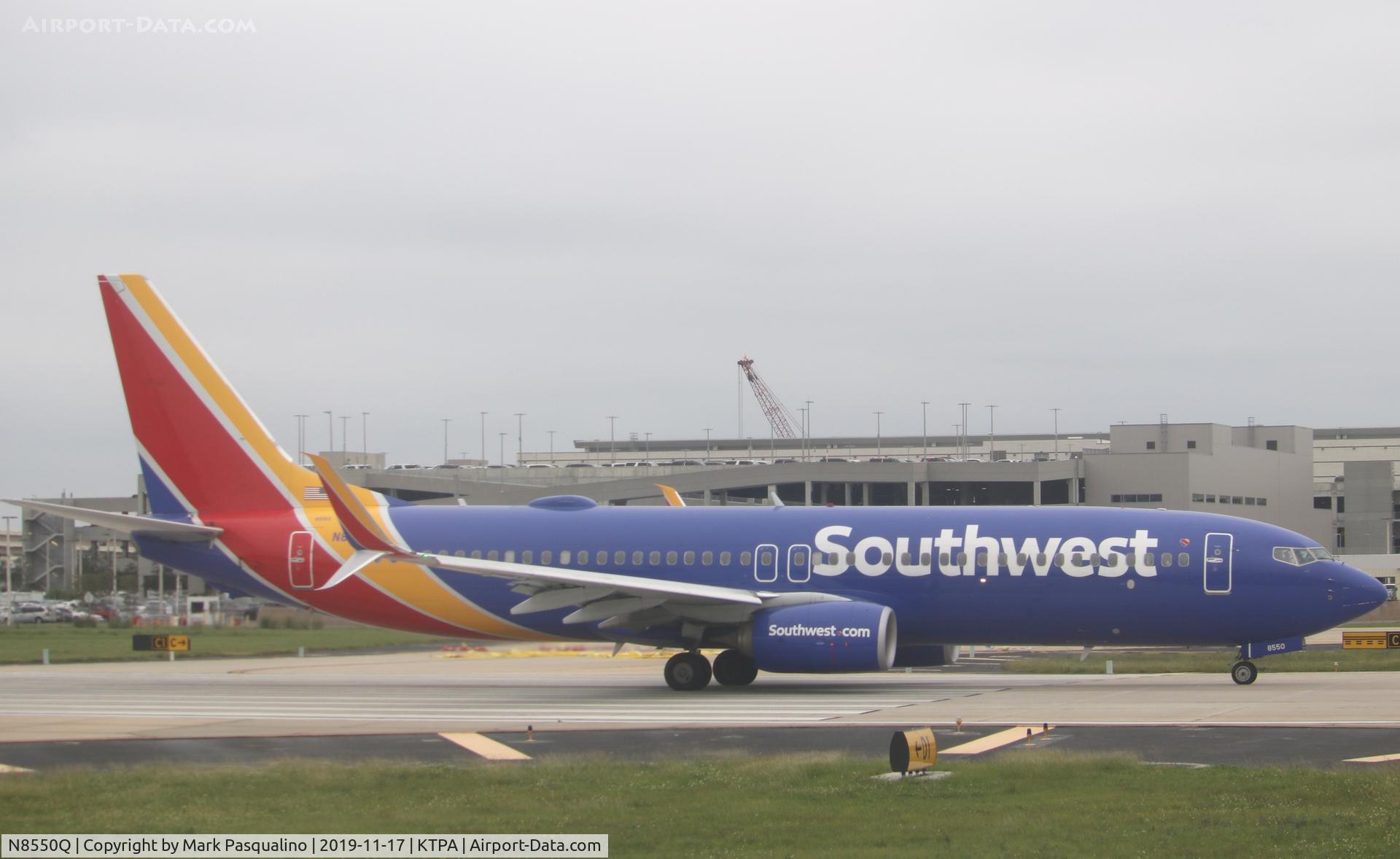 N8550Q, 2017 Boeing 737-8H4 C/N 63579, Boeing 737-8H4
