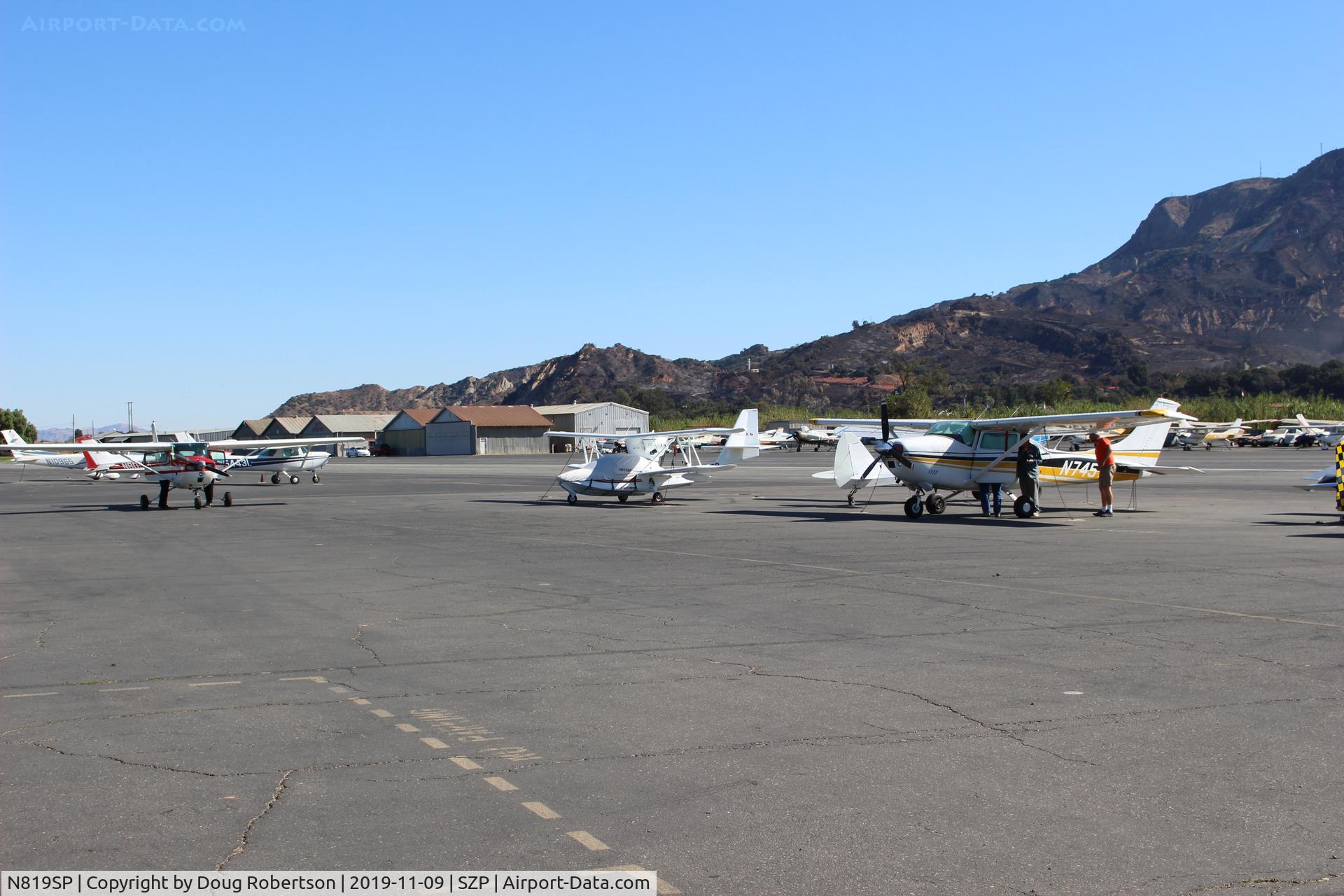 N819SP, 2018 Scoda Aeronautica Super Petrel LS C/N S0360, 2018 Scoda Aeronautica LTDA, Rotax 914 pusher, Amphibian LSA, on Tansient Ramp-returning visitor