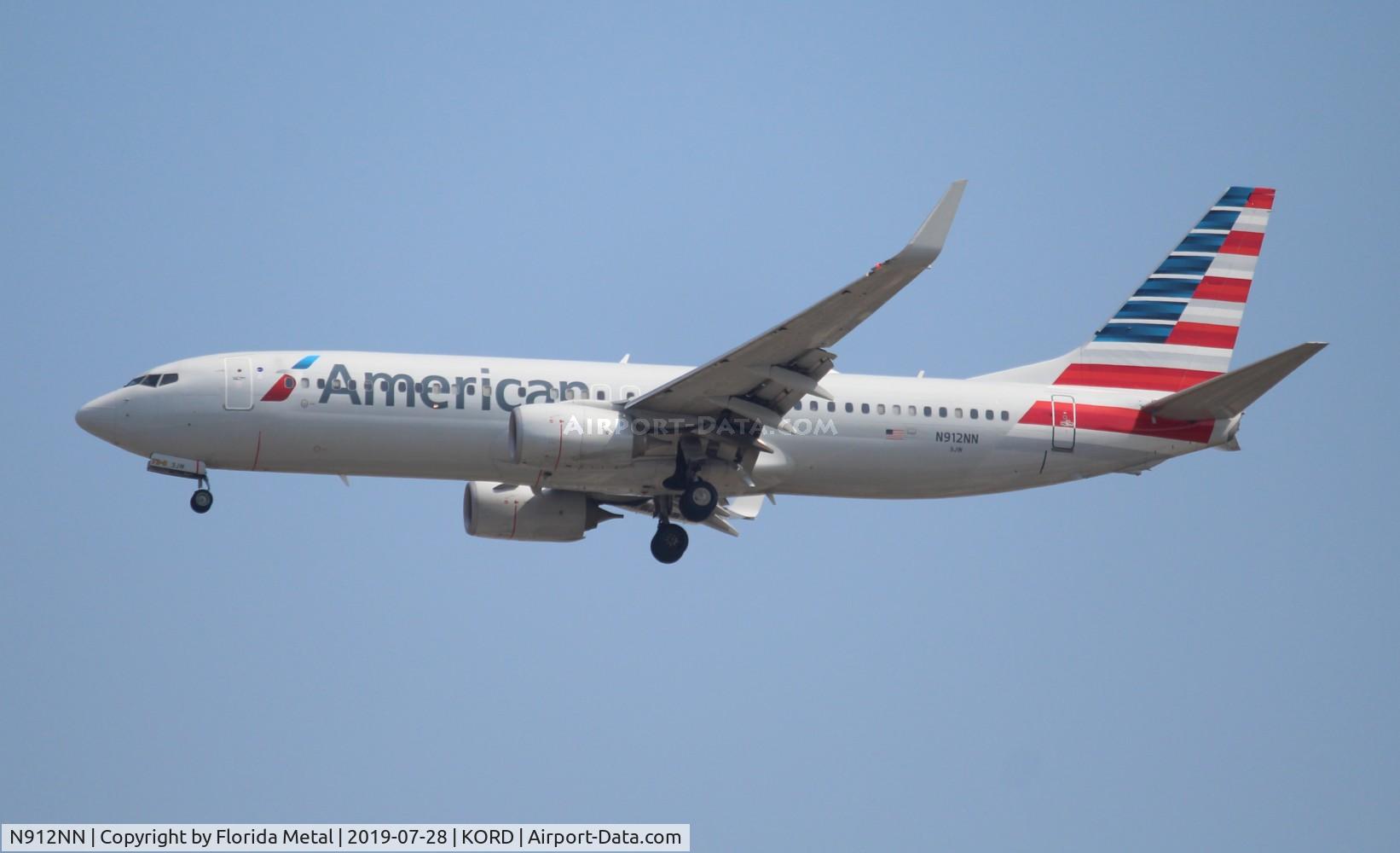 N912NN, 2012 Boeing 737-823 C/N 33319, American