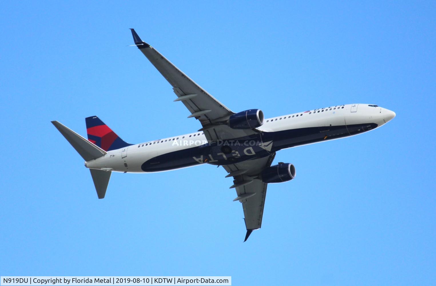 N919DU, 2019 Boeing 737-900/ER C/N 63531, Delta