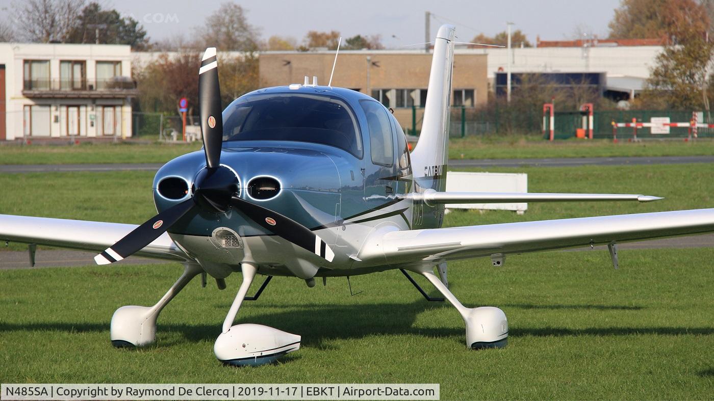 N485SA, 2019 Cirrus SR-22 GTS Carbon C/N 4850, Visitor at Wevelgem.
