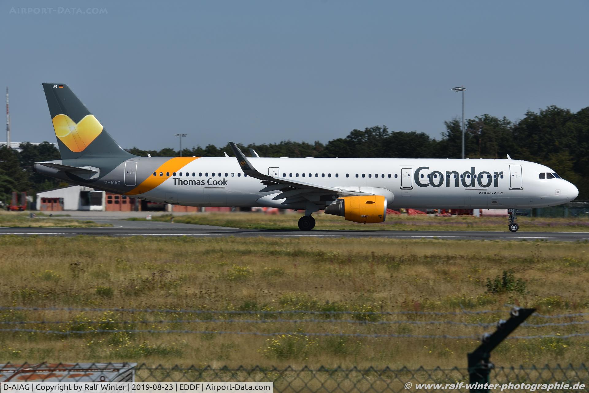D-AIAG, 2015 Airbus A321-211 C/N 6590, Airbus A321-211(W) - DE CFG Condor - 6590 - D-AIAG - 23.08.2019 - FRA