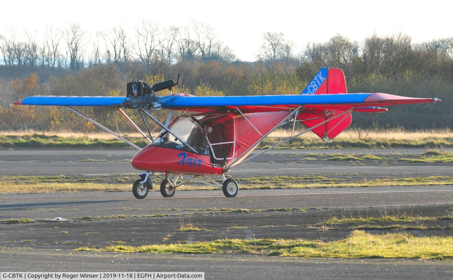 G-CBTK, 2002 Raj Hamsa X-Air 582(5) C/N BMAA/HB/168, Visiting X-Air.