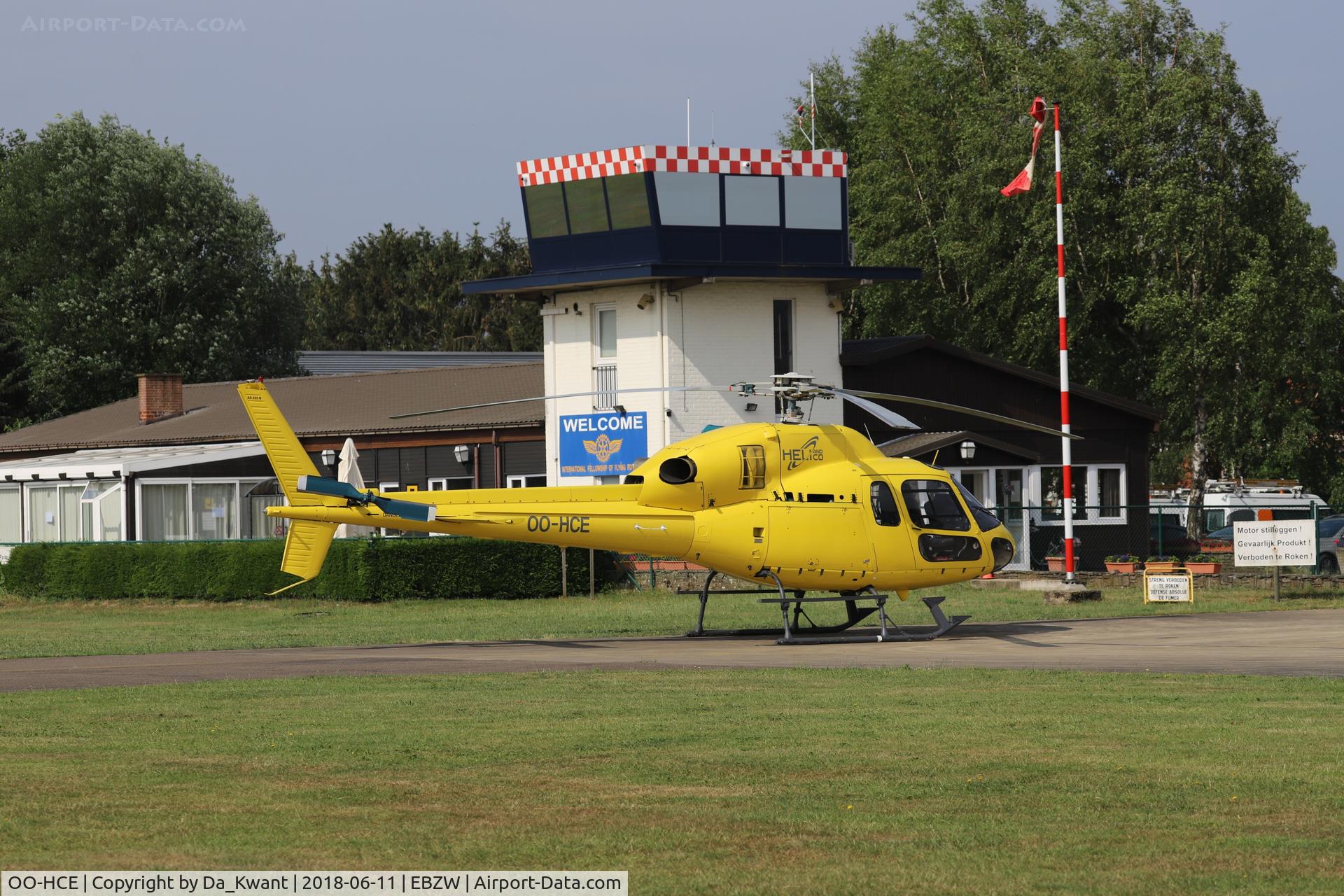 OO-HCE, 1996 Eurocopter AS-355N Ecureuil 2 C/N 5621, visit EBZW Belgium