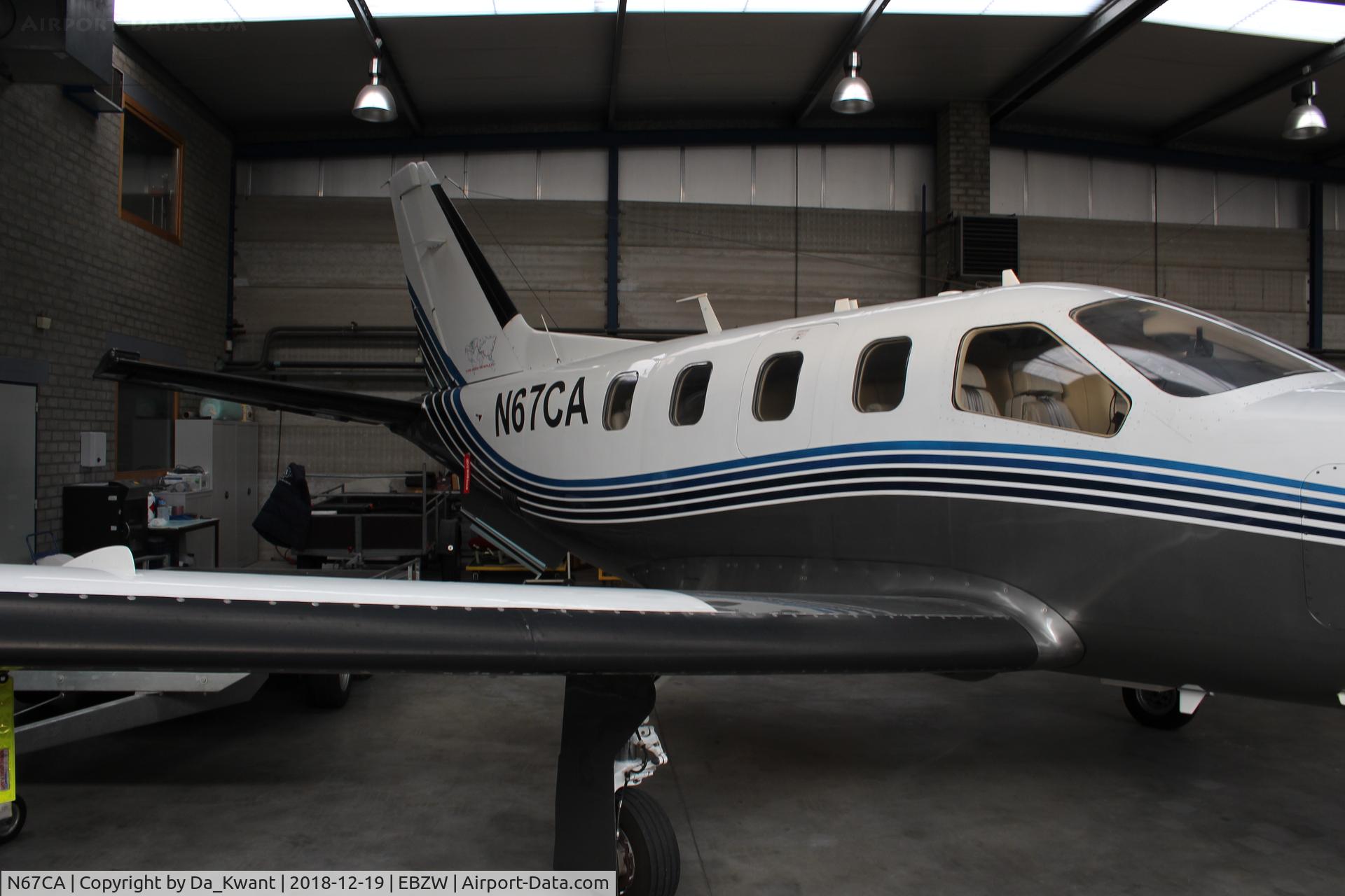N67CA, 2008 Socata TBM-700N C/N 456, maintenance EBZW Belgium