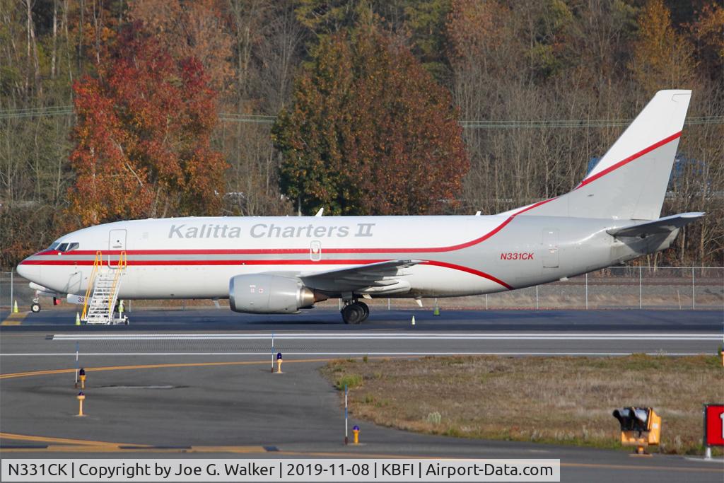 N331CK, 1987 Boeing 737-3Y0/SF C/N 23747, Seen on the ramp at KBFI.