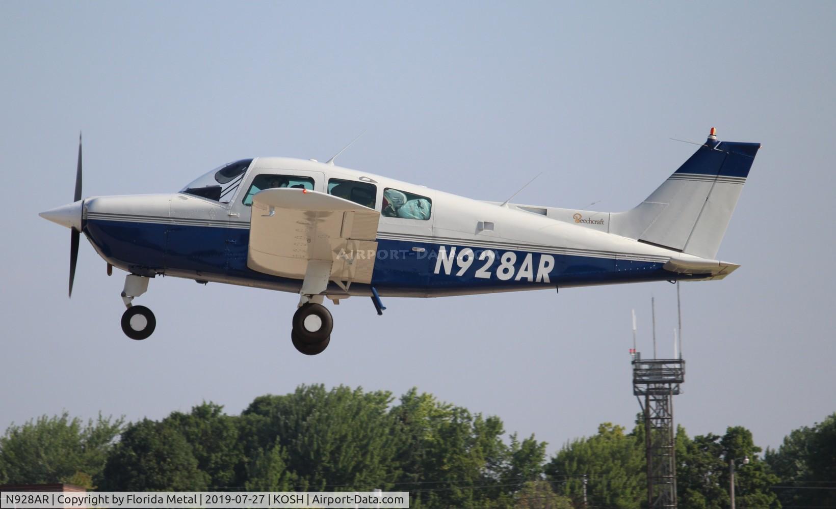 N928AR, 1979 Beech C23 Sundowner 180 Sundowner 180 C/N M-2236, Beech C23