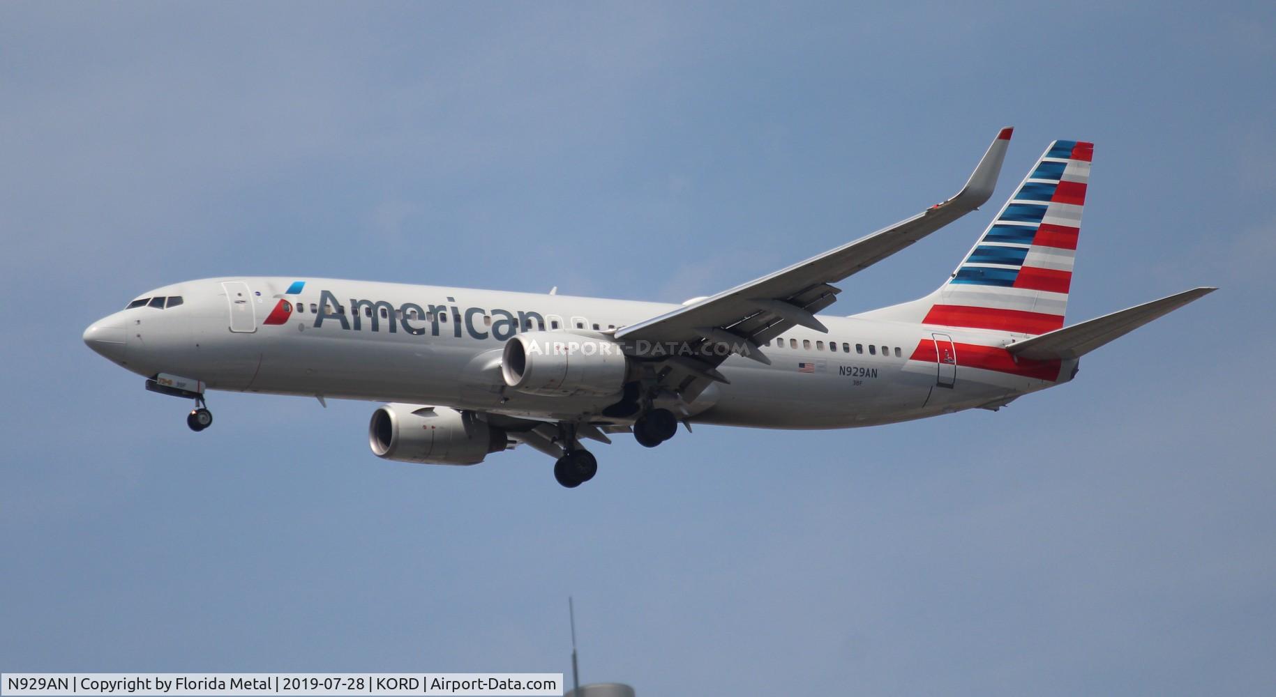 N929AN, 2000 Boeing 737-823 C/N 30078, American