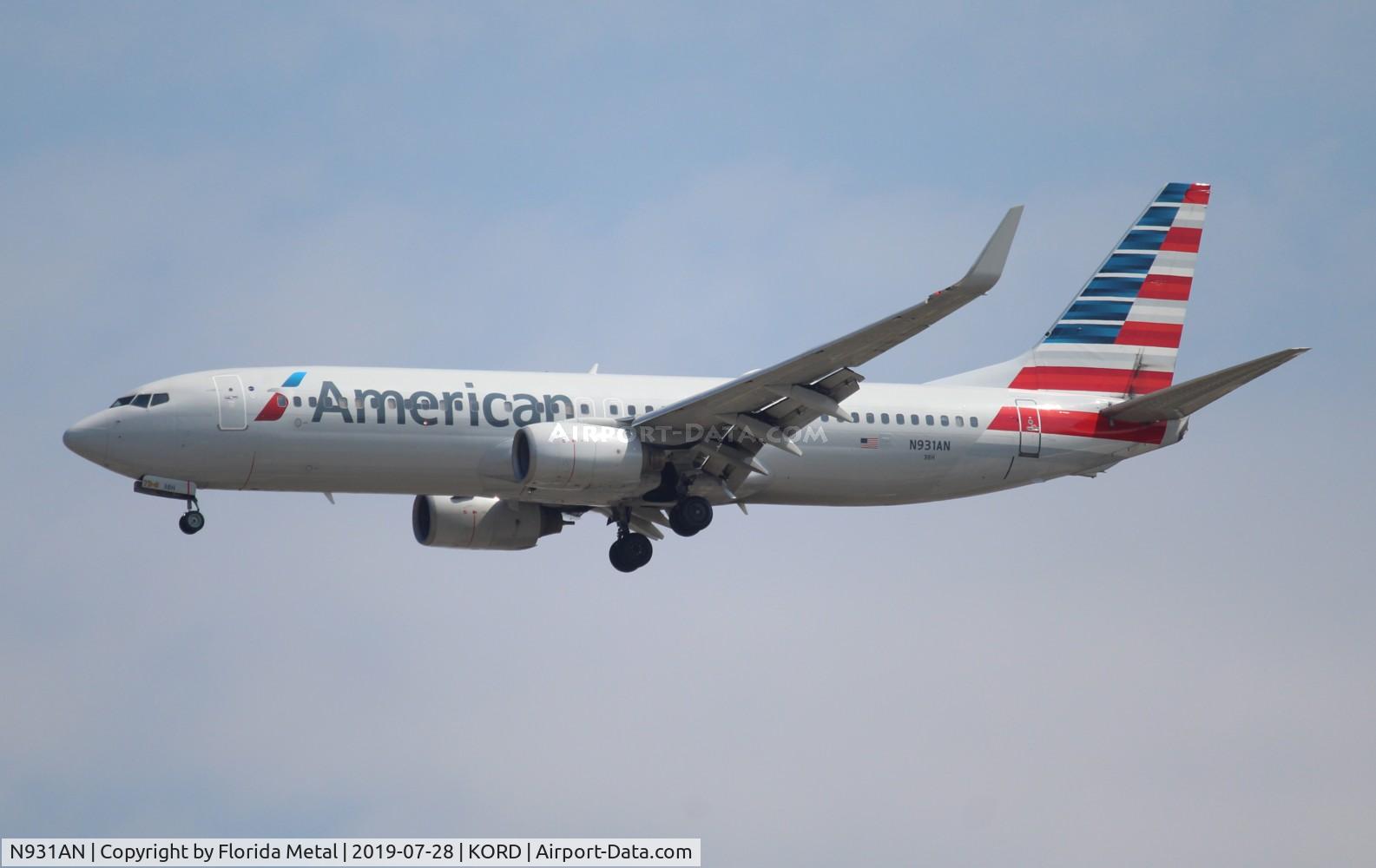 N931AN, 2000 Boeing 737-823 C/N 30079, American