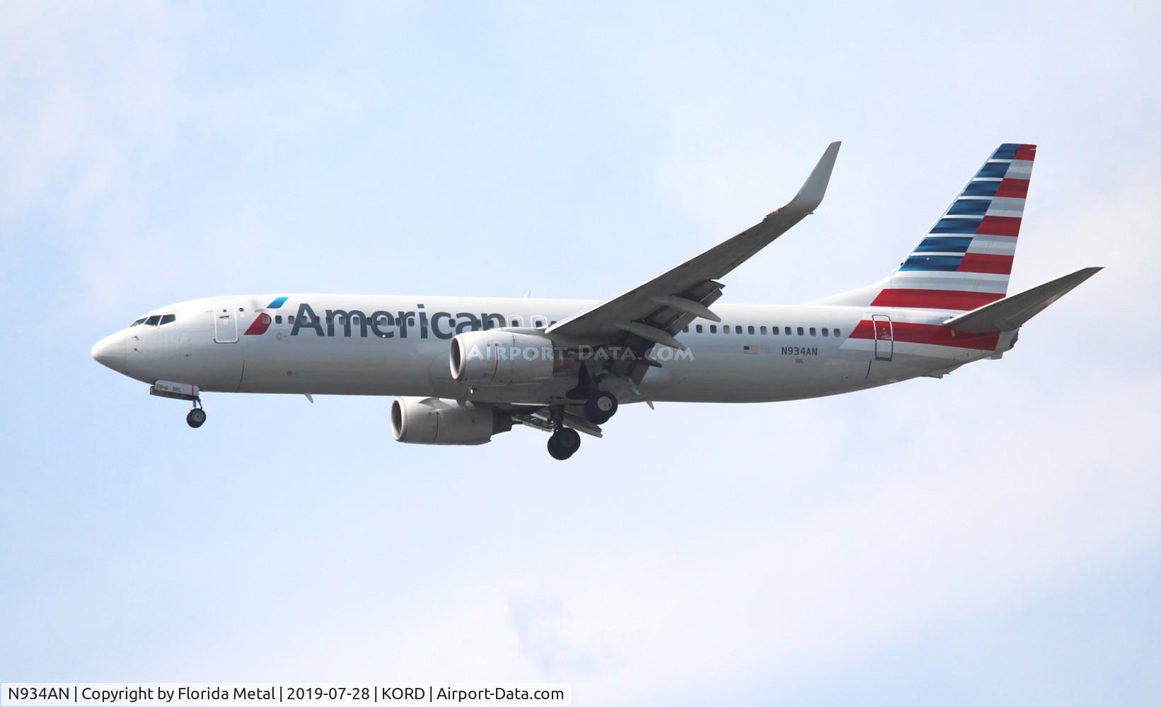 N934AN, 2000 Boeing 737-823 C/N 29531, American