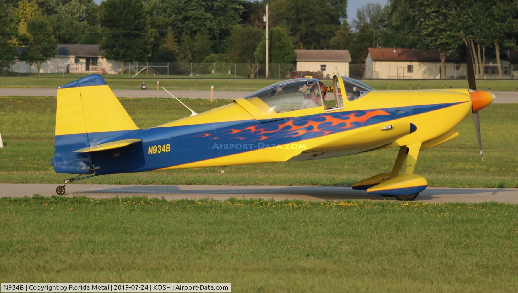 N934B, 1998 Vans RV-6 C/N 20750, Vans RV-6