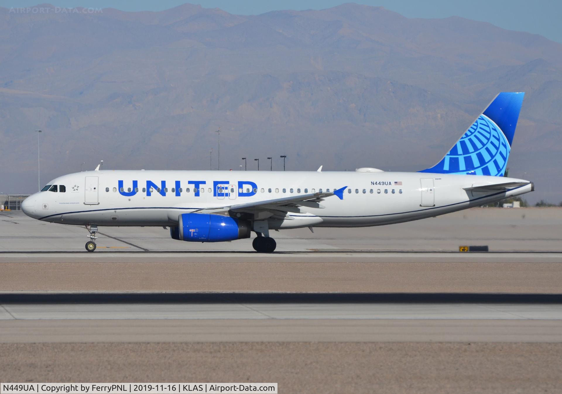 N449UA, 1998 Airbus A320-232 C/N 851, United A320 in latest livery
