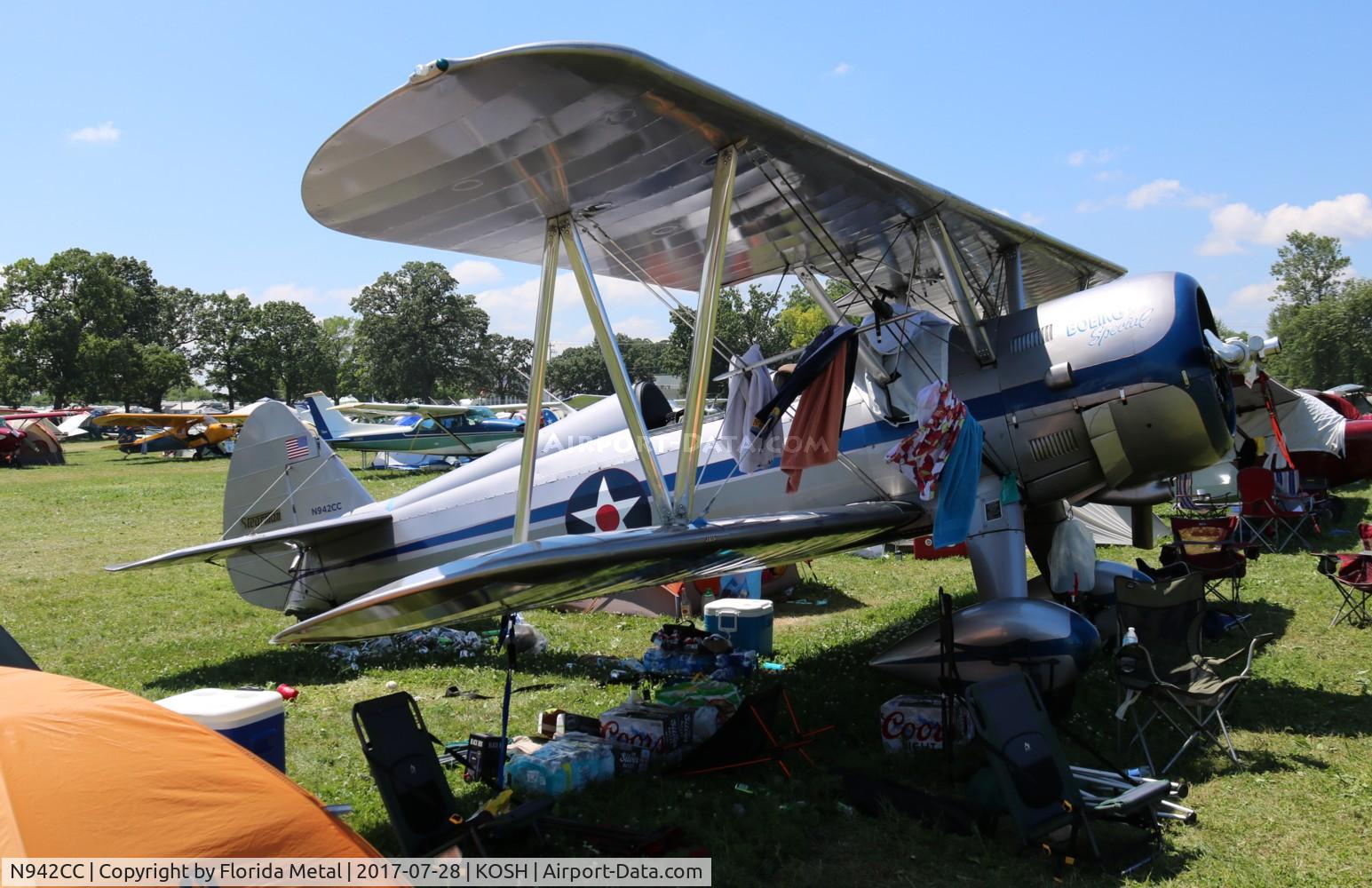 N942CC, 1942 Boeing PT-17 Kaydet (A75N1) C/N 75-4246, PT-17