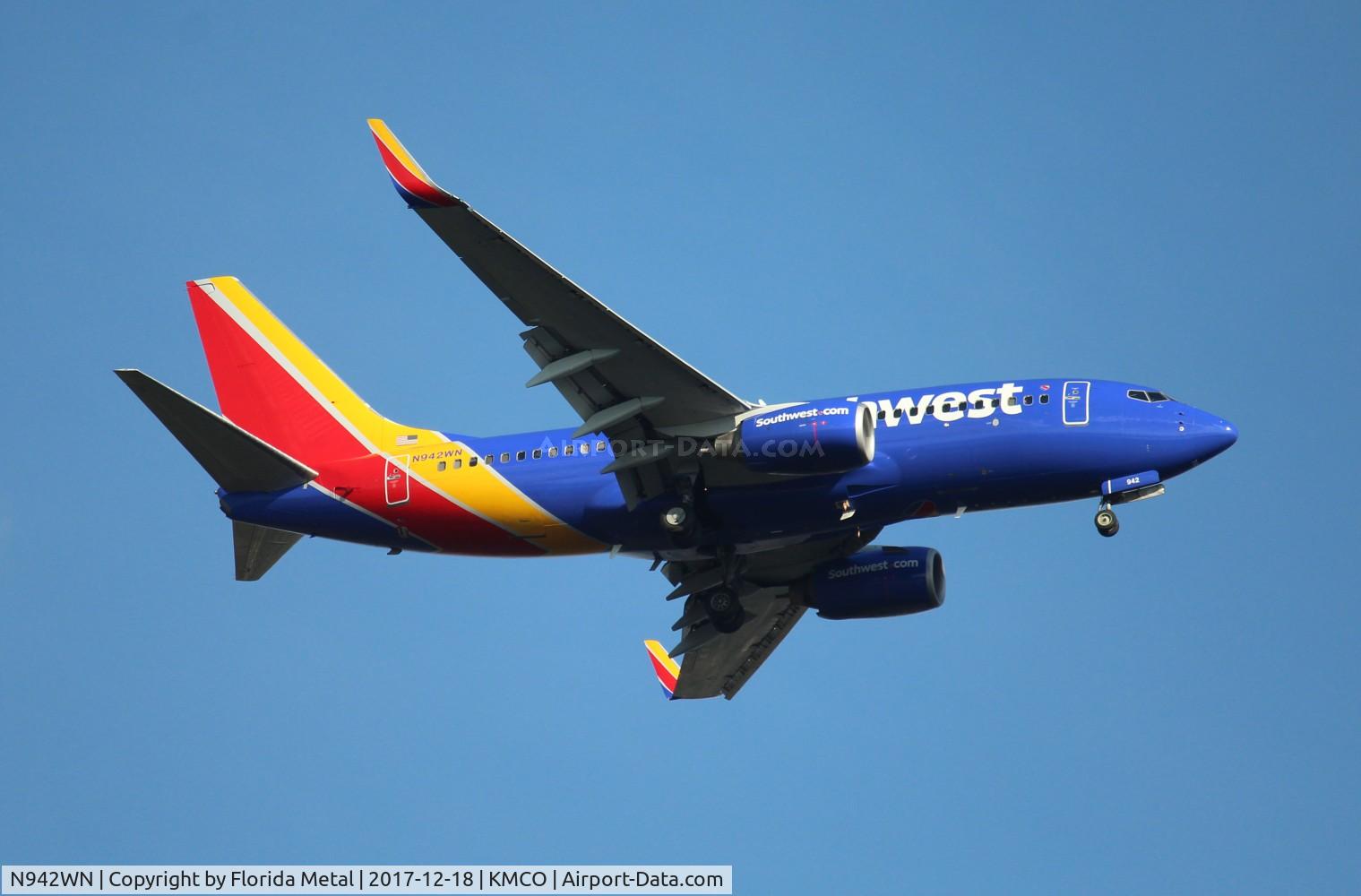 N942WN, 2009 Boeing 737-7H4 C/N 36648, Southwest