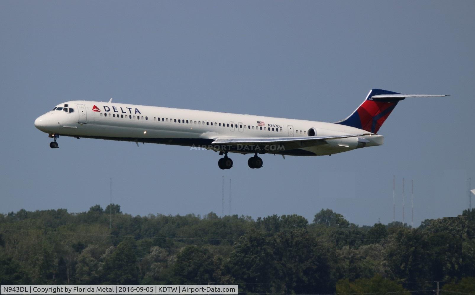 N943DL, 1989 McDonnell Douglas MD-88 C/N 49816, Delta
