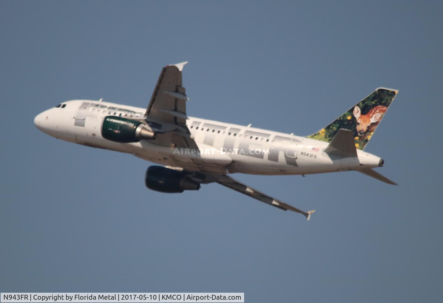 N943FR, 2005 Airbus A319-112 C/N 2518, Frontier