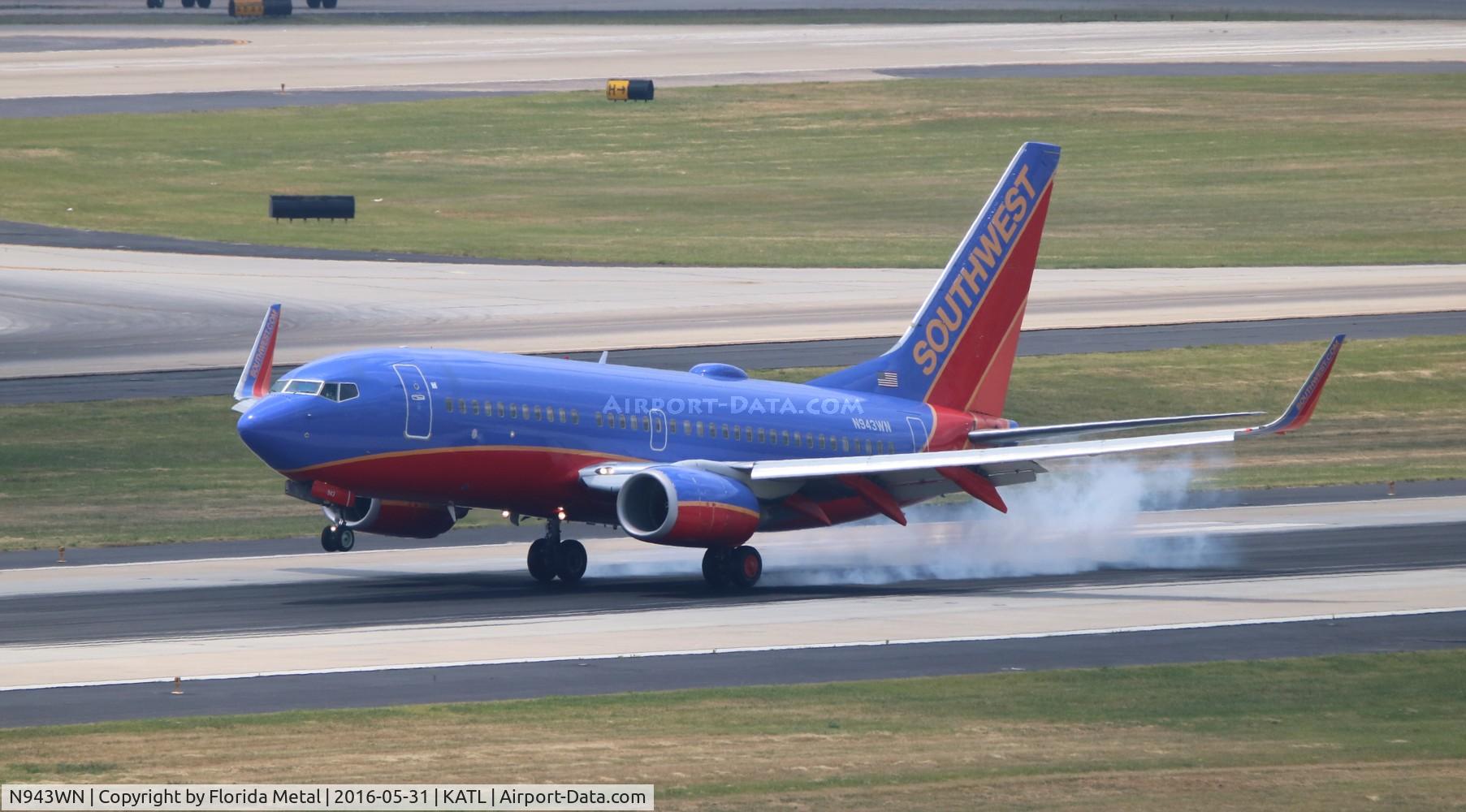 N943WN, 2010 Boeing 737-7H4 C/N 36913, Southwest