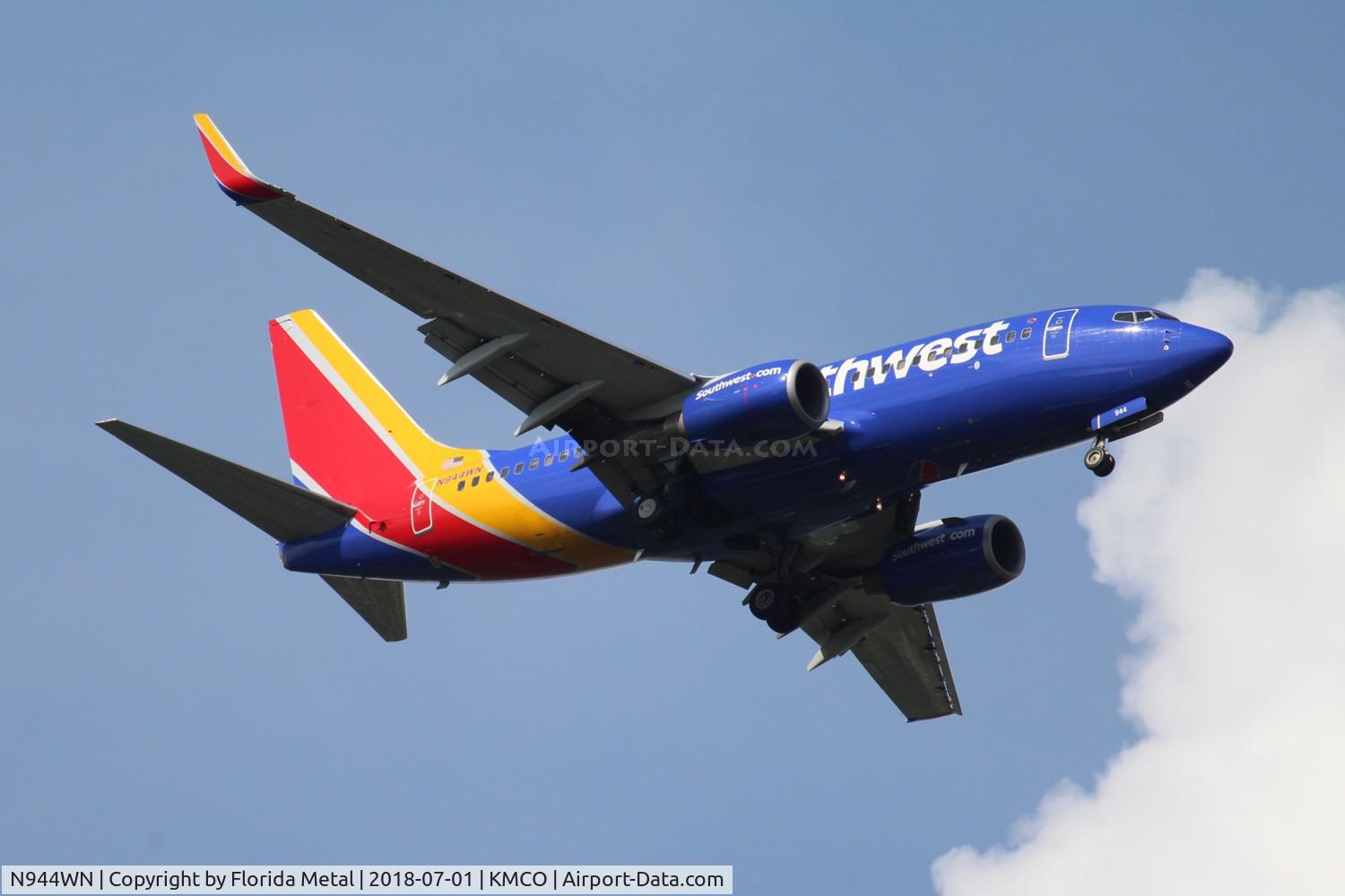 N944WN, 2010 Boeing 737-7H4 C/N 36659, Southwest