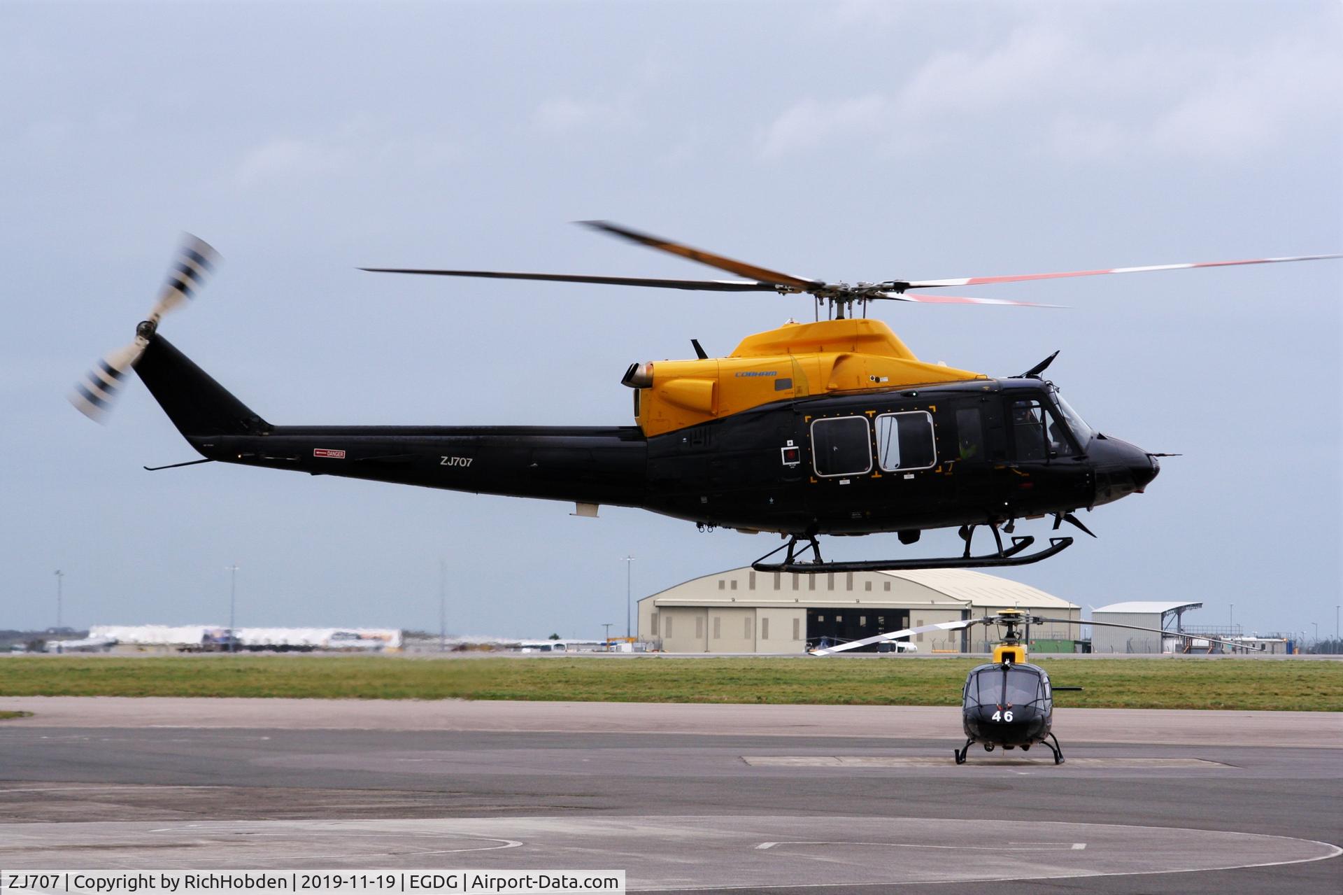 ZJ707, 2002 Bell 412EP Griffin HT1 C/N 36297, Cobham Helicopter Academy