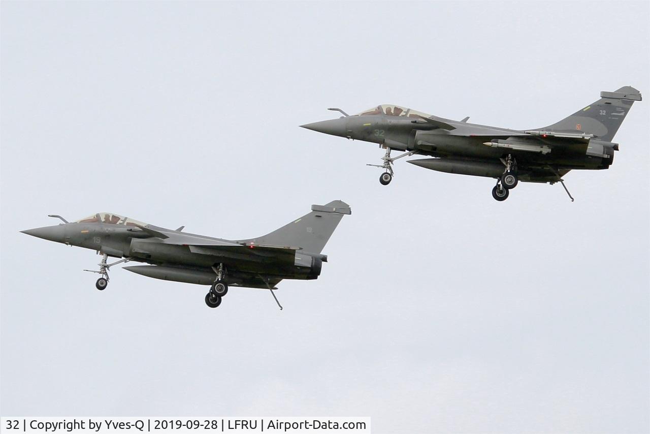 32, Dassault Rafale M C/N 32, Dassault Rafale M, On display, Morlaix-Ploujean airport (LFRU-MXN) air show 2019