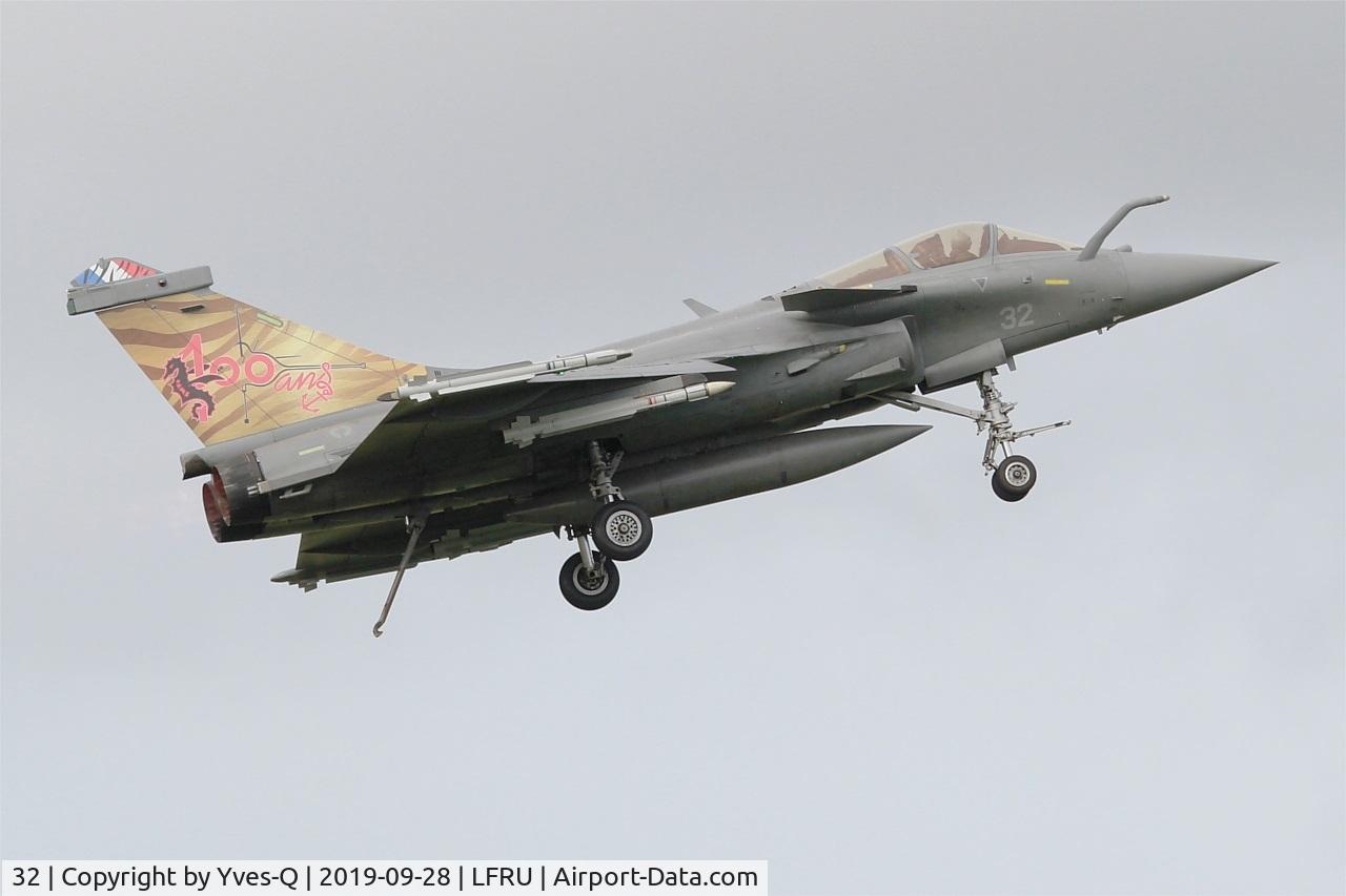 32, Dassault Rafale M C/N 32, Dassault Rafale M, On display, Morlaix-Ploujean airport (LFRU-MXN) air show 2019