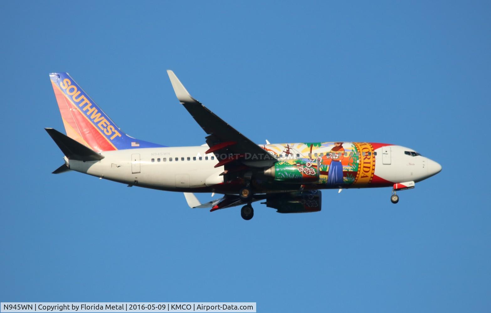N945WN, 2010 Boeing 737-7H4 C/N 36660, Florida One
