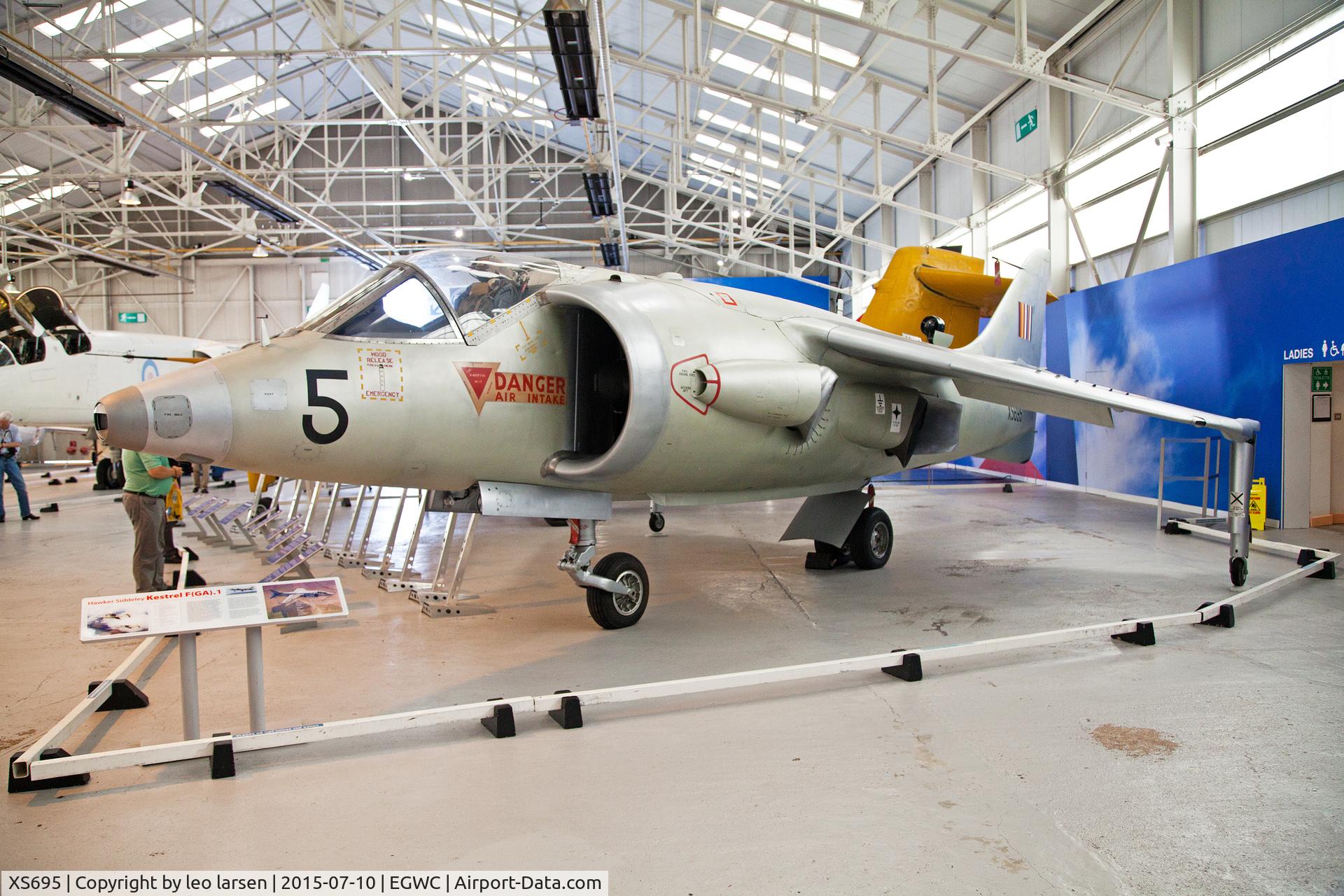 XS695, 1964 Hawker Siddeley Kestrel FGA1 C/N Not Found - XS695, Cosford Museum 10.7.2015
