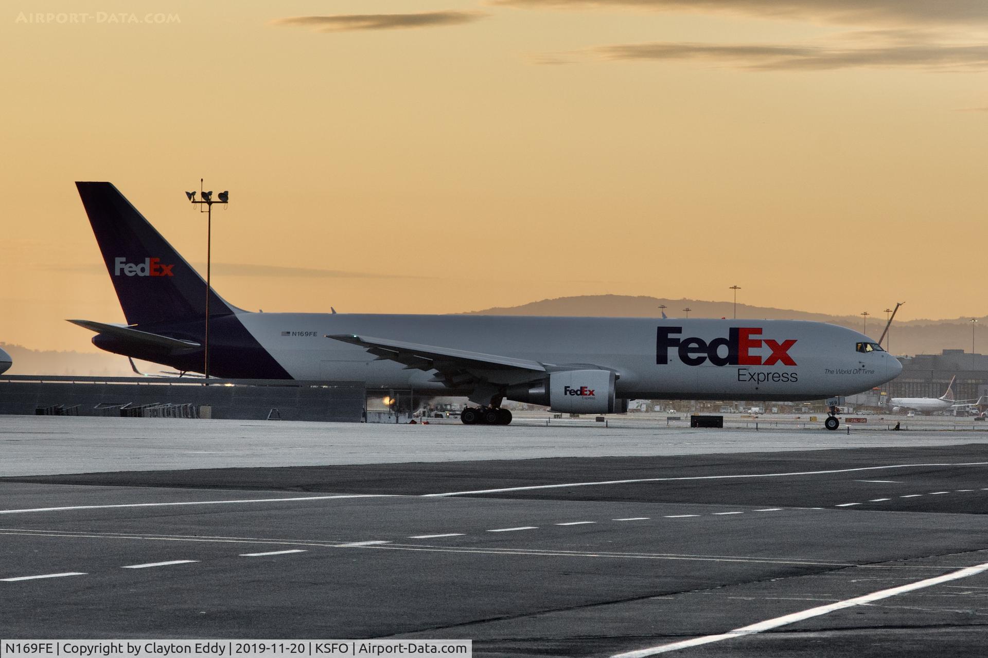 N169FE, 2018 Boeing 767-3S2ERF C/N 63101, SFO 2019.