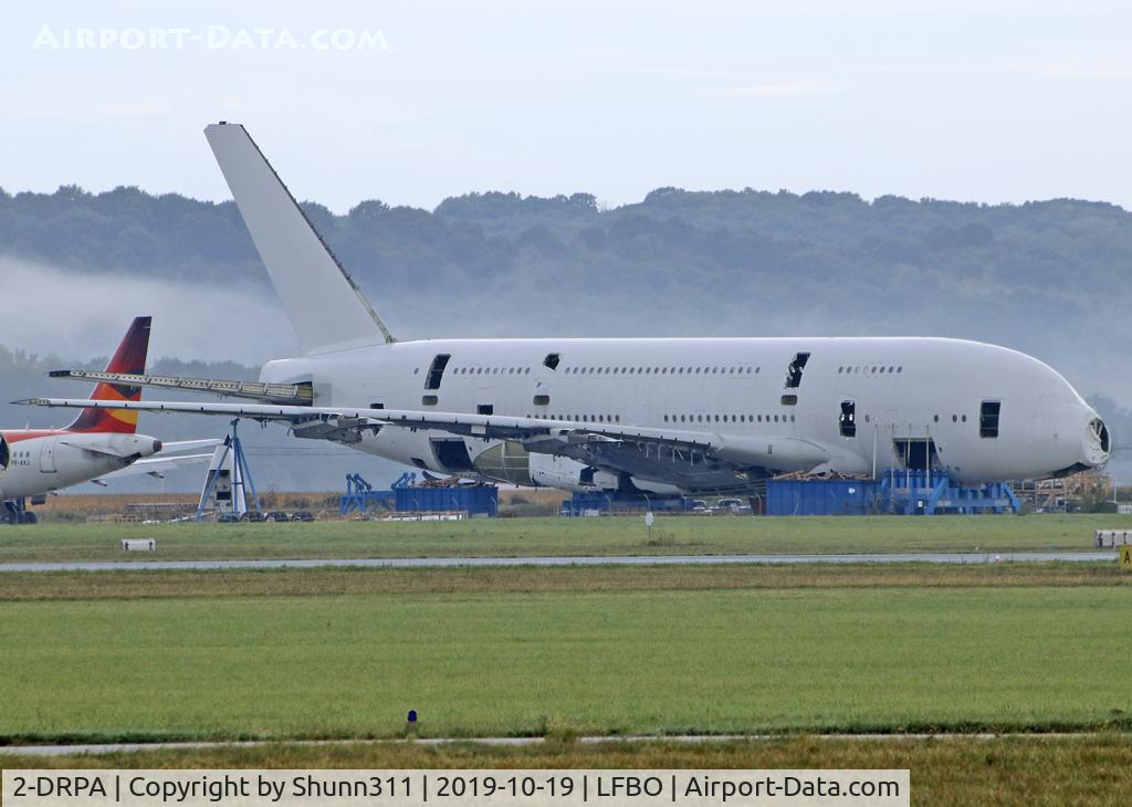 2-DRPA, 2007 Airbus A380-841 C/N 003, To be scrapped in the next month... Still stored @LDE... Ex. 9V-SKA