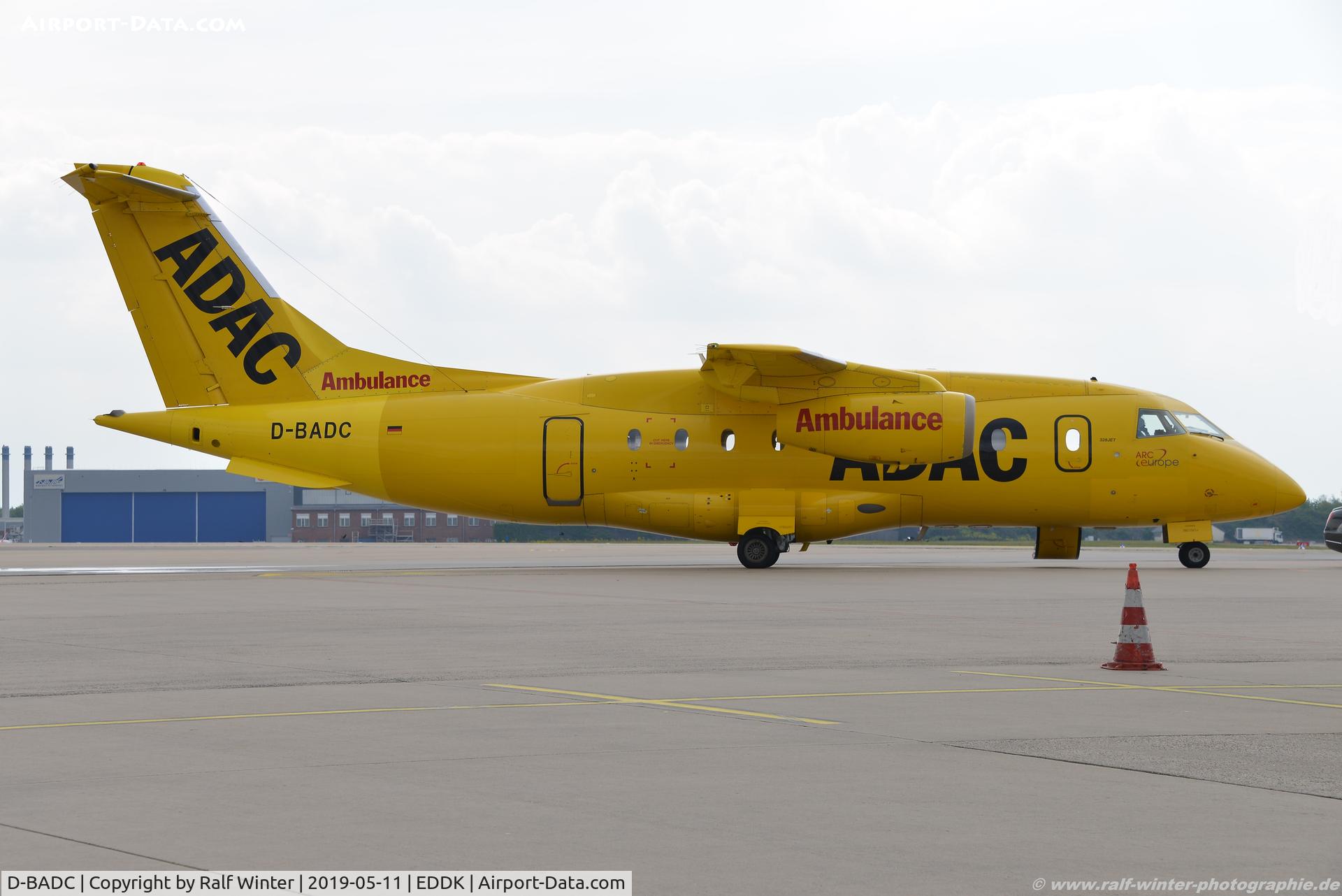 D-BADC, 2003 Dornier Do328JET C/N 3216, Dornier 328-310 JET - Aerodienst ADAC Luftrettung - D-BADC - 11.05.2019 - CGN