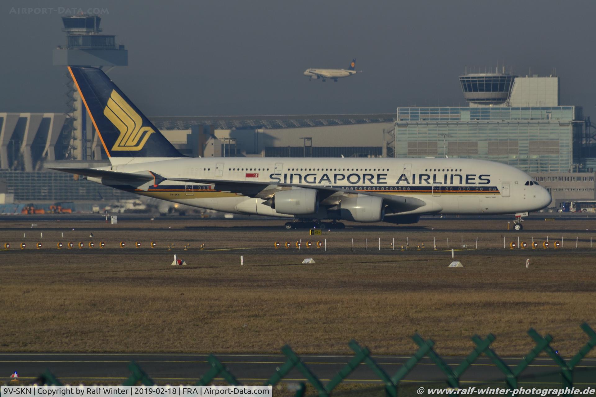 9V-SKN, 2011 Airbus A380-841 C/N 071, Airbus A380-841 - SQ SIA Singapore Airlines - 71 - 9V-SKN - 18.02.2019 - FRA