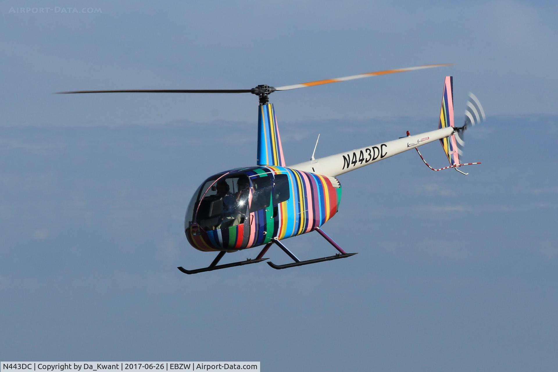 N443DC, 1996 Robinson R-44 Astro C/N 0284, visit EBZW Belgium