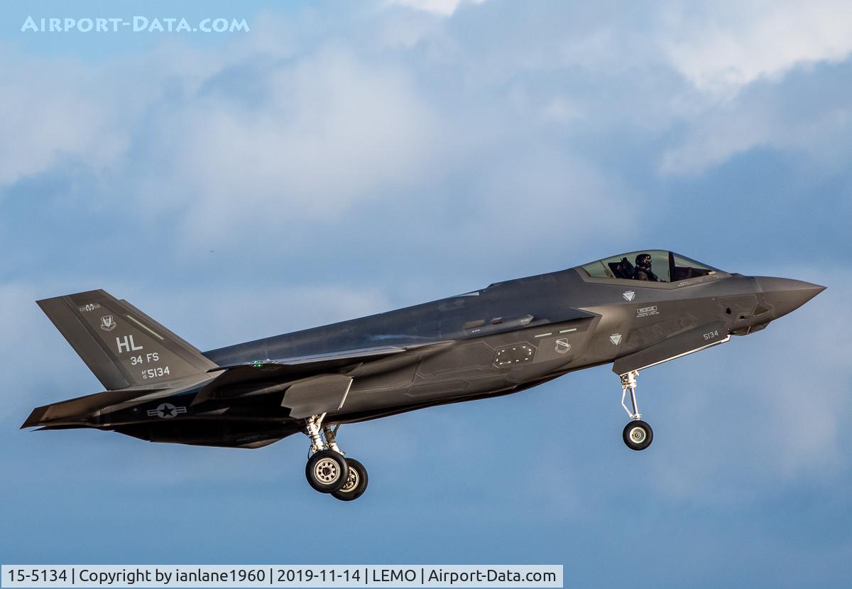 15-5134, 2015 Lockheed Martin F-35A Lightning II C/N AF-124, Arriving at Moron AIr Base