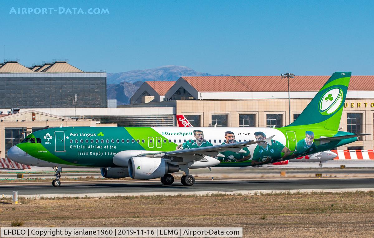 EI-DEO, 2005 Airbus A320-214 C/N 2486, Runway 31 at Malaga Costa Del Sol