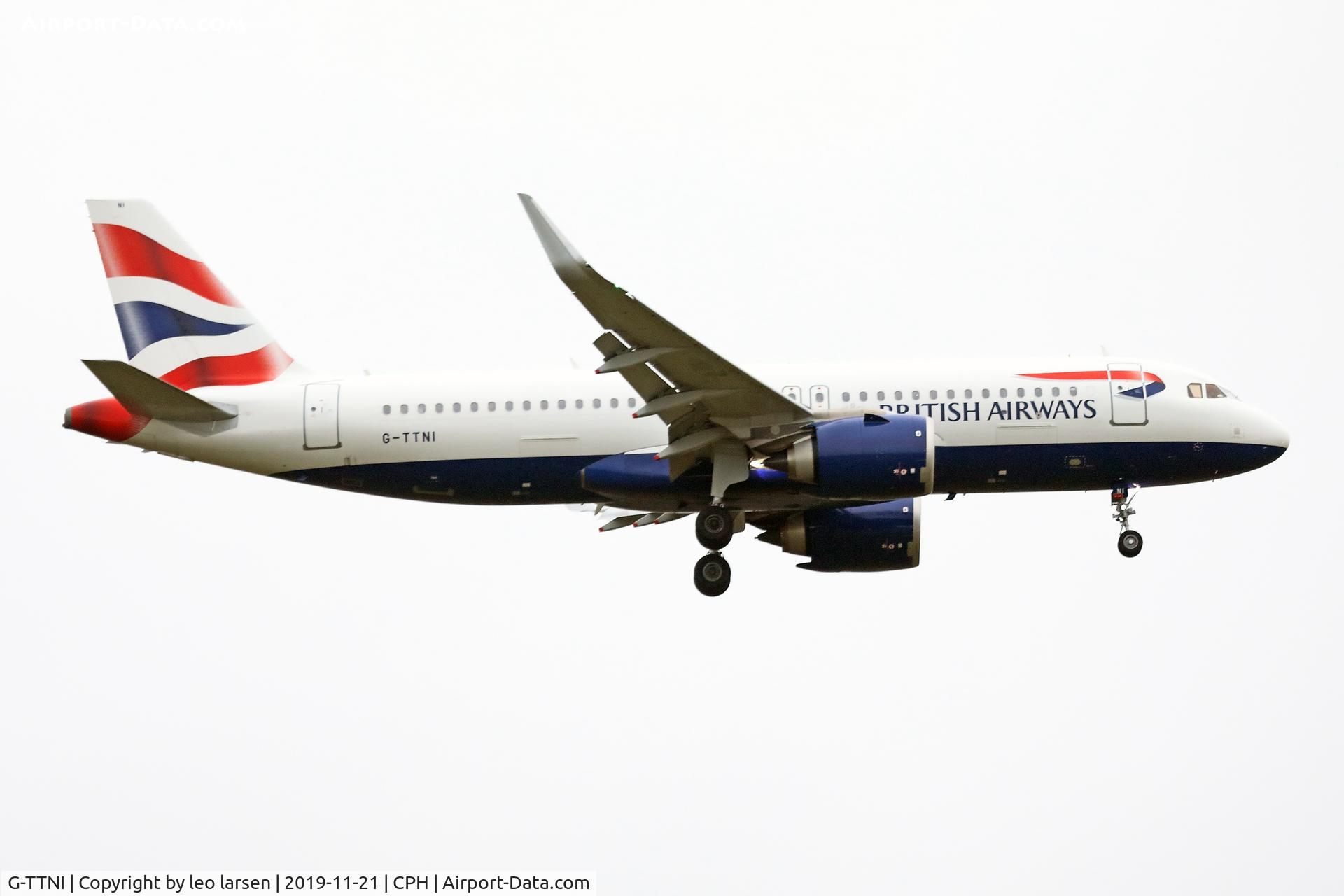 G-TTNI, 2019 Airbus A320-251N C/N 8767, Copenhagen 21.11.2019
