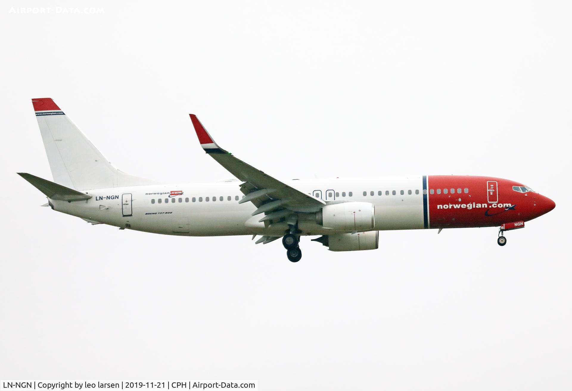 LN-NGN, 2013 Boeing 737-8JP C/N 39025, Copenhagen 21.11.2019