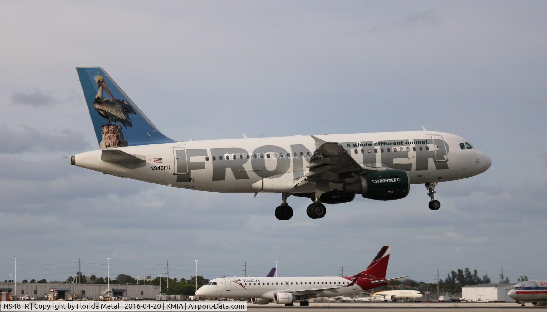 N948FR, 2006 Airbus A319-112 C/N 2836, Frontier