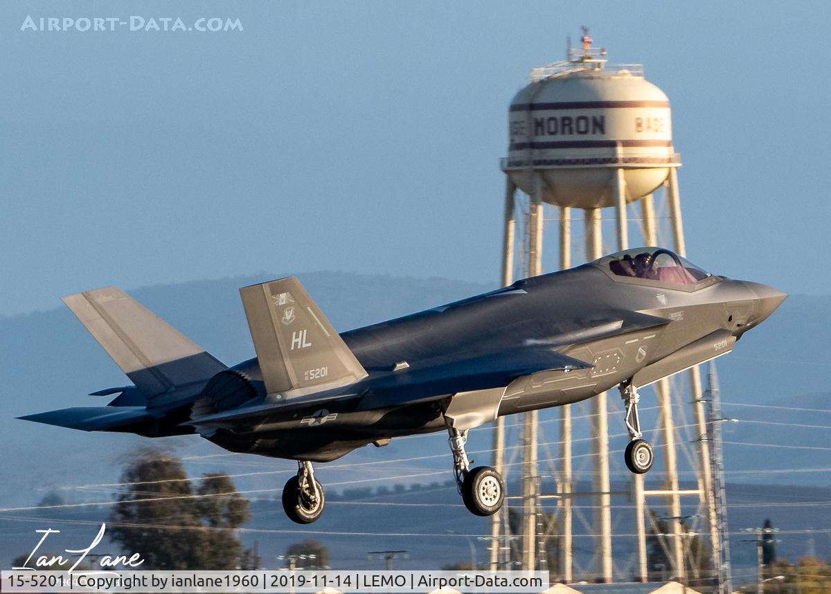 15-5201, 2018 Lockheed Martin F-35A Lightning II C/N AF-176, Arriving at Moron Air Base