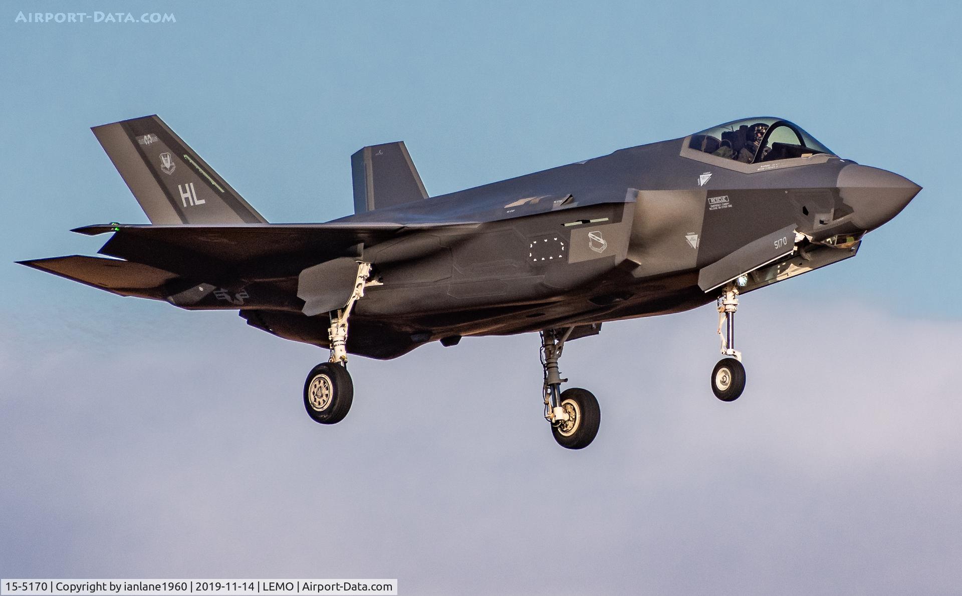 15-5170, Lockheed Martin F-35A Lightning II C/N AF-145, Arriving at Moron Air Base,Spain