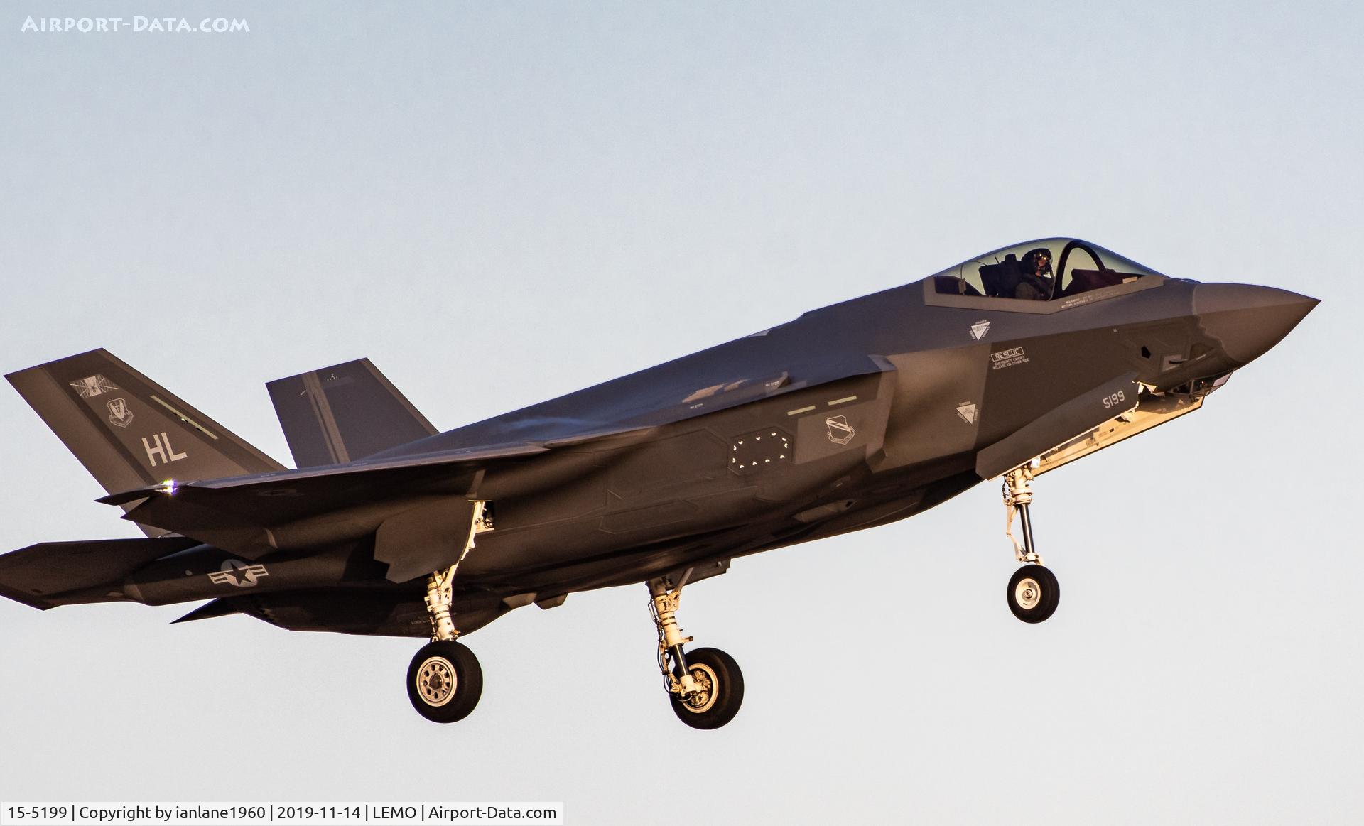15-5199, Lockheed Martin F-35A Lightning II C/N AF-174, Arriving at Moron Air Base,Spain