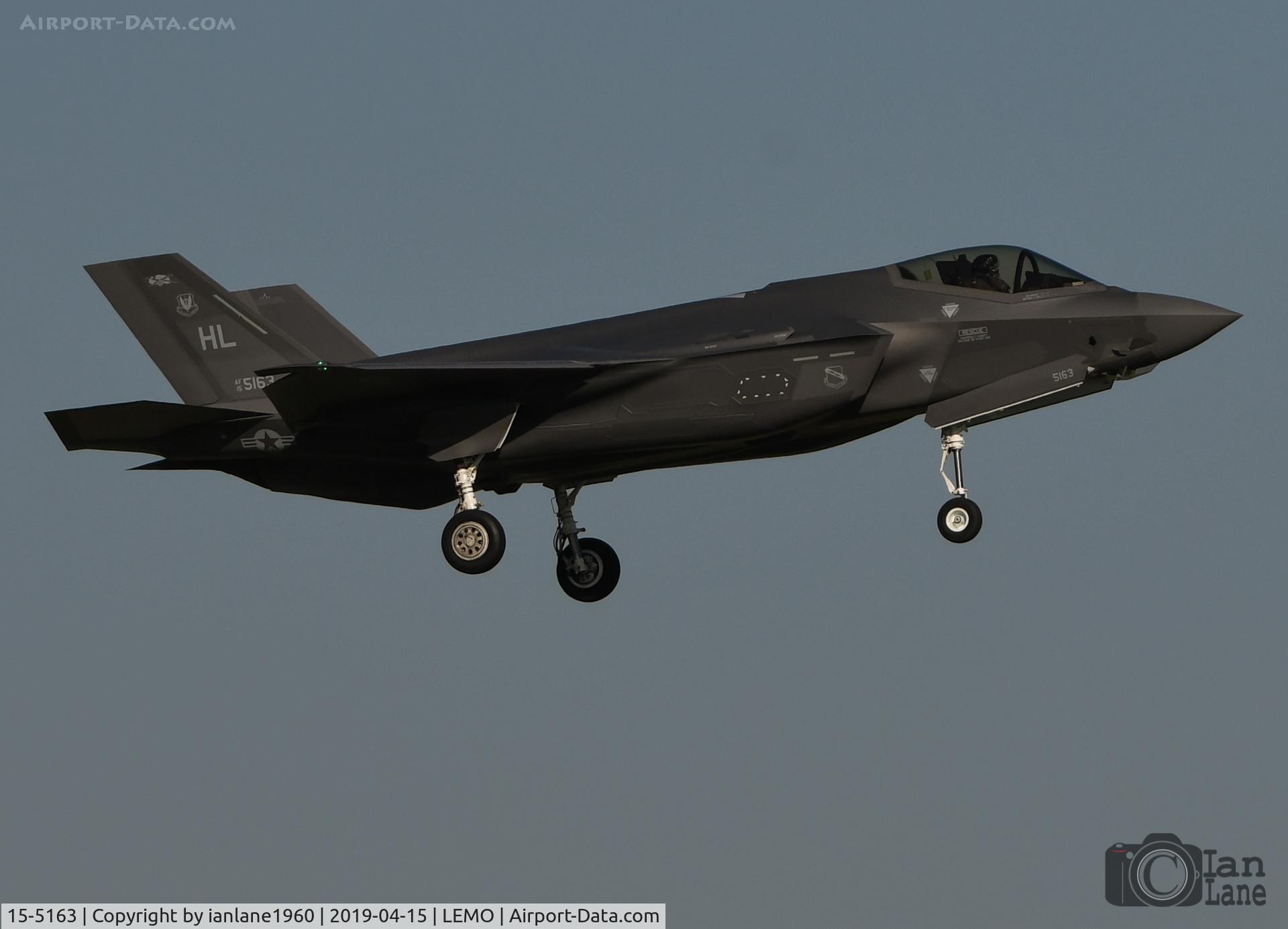 15-5163, 2015 Lockheed Martin F-35A Lightning II C/N AF-138, Arriving at Moron Air Base,Spain
