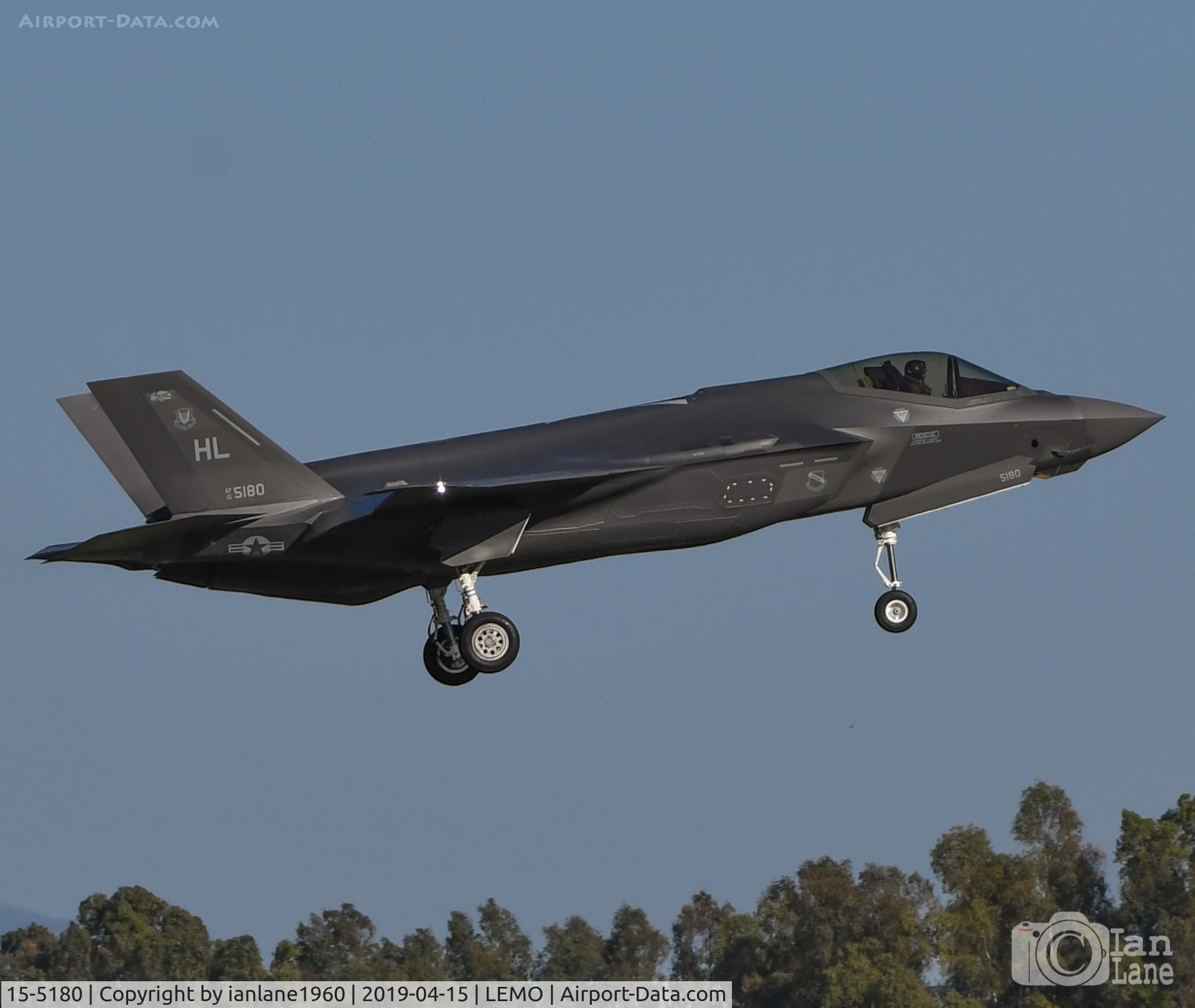 15-5180, Lockheed Martin F-35A Lightning II C/N AF-155, Arriving at Moron Air Base,Spain